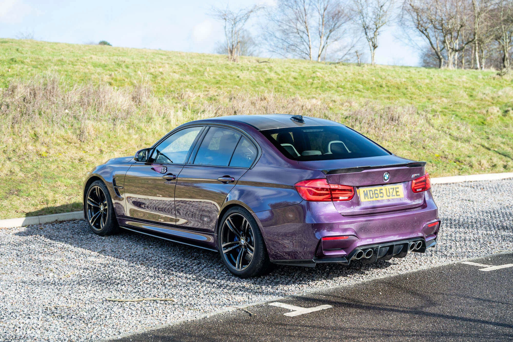 Purple Silk BMW M3
