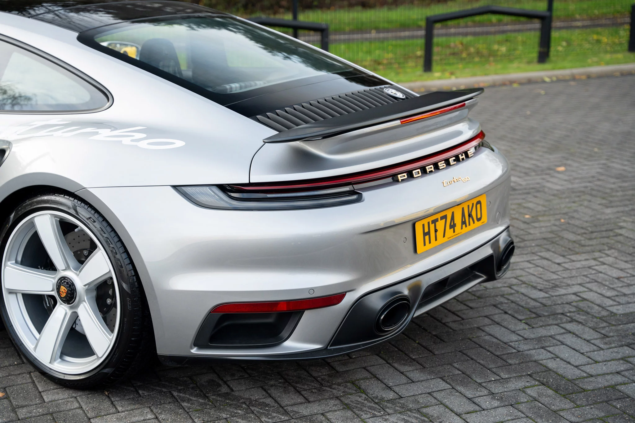 GT Silver Metallic Porsche 911 Turbo