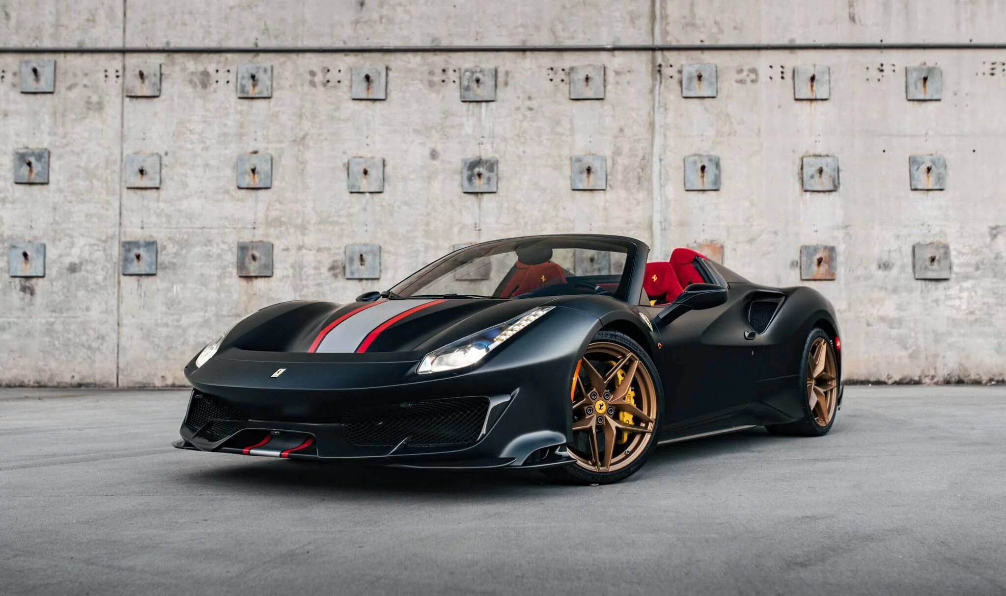 Nero DS Opaco Ferrari 488