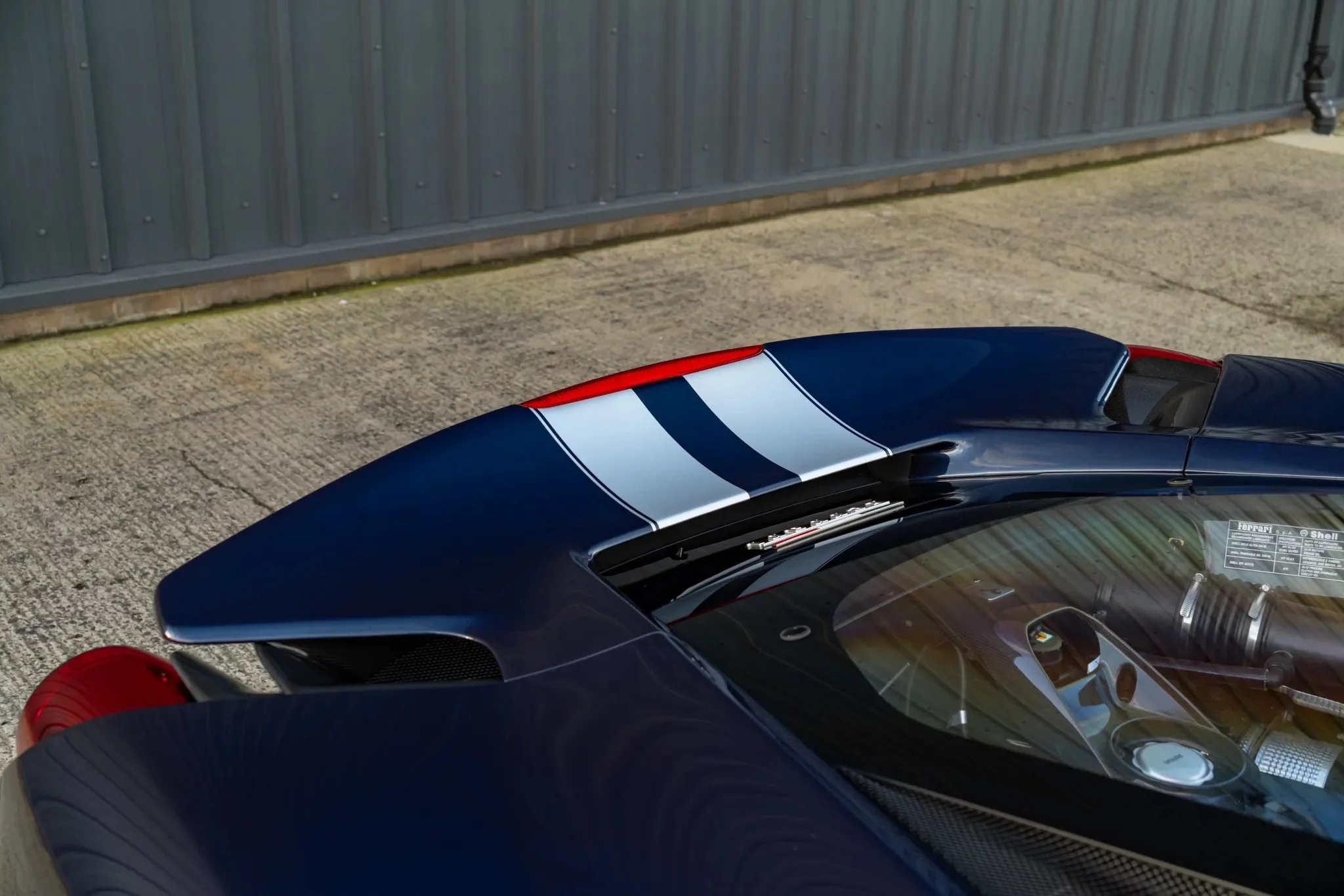 Blu Swaters Ferrari 488