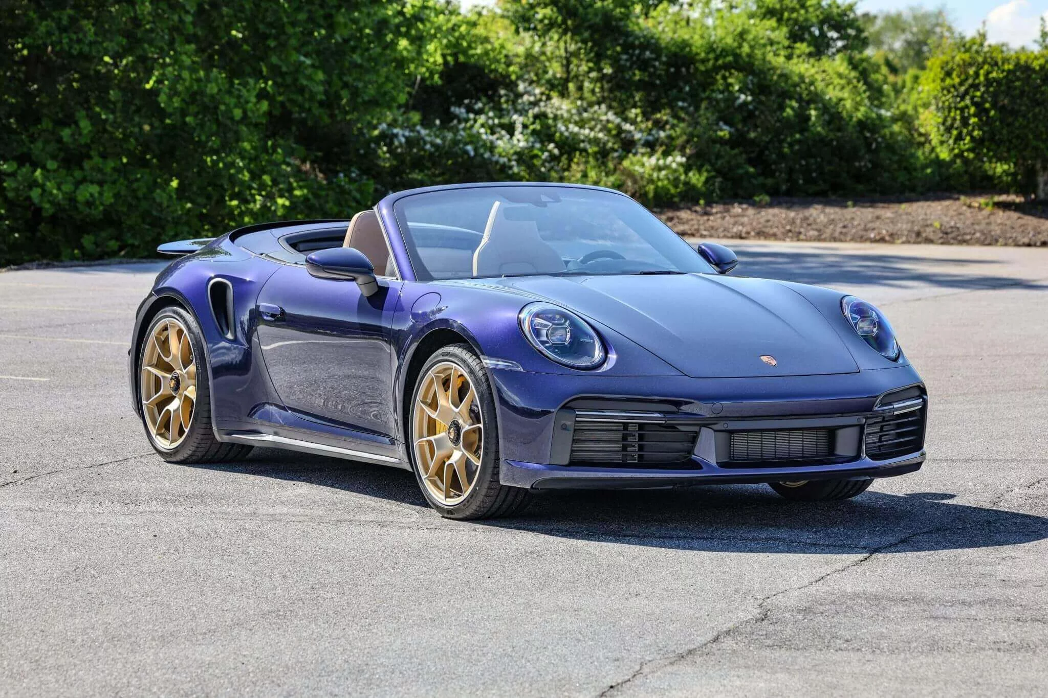 Night Blue Metallic Porsche 911 Turbo