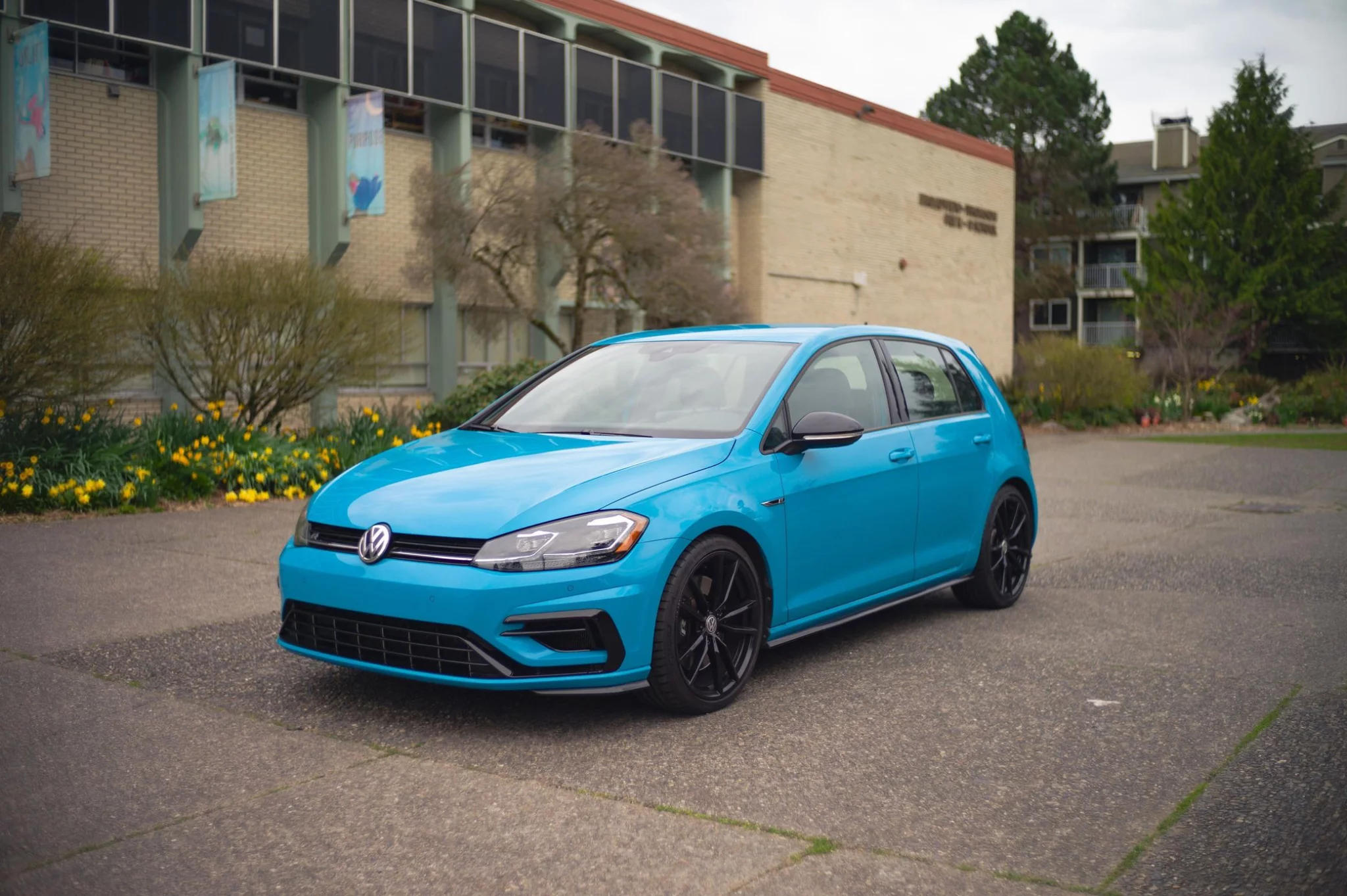 91 Blue Volkswagen Golf