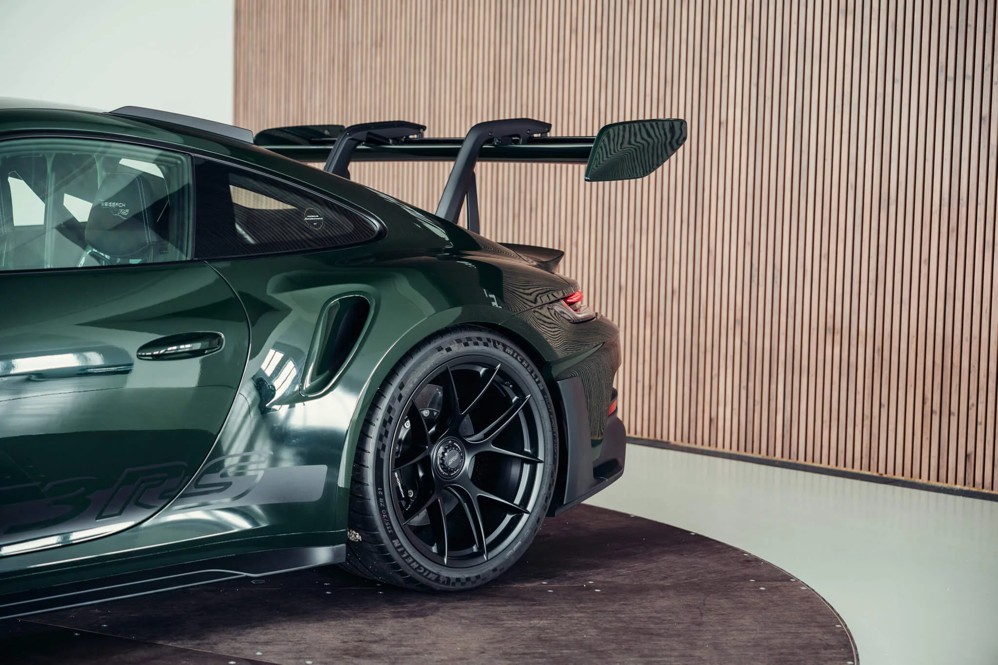 Brewster Green Porsche 911 GT3 RS