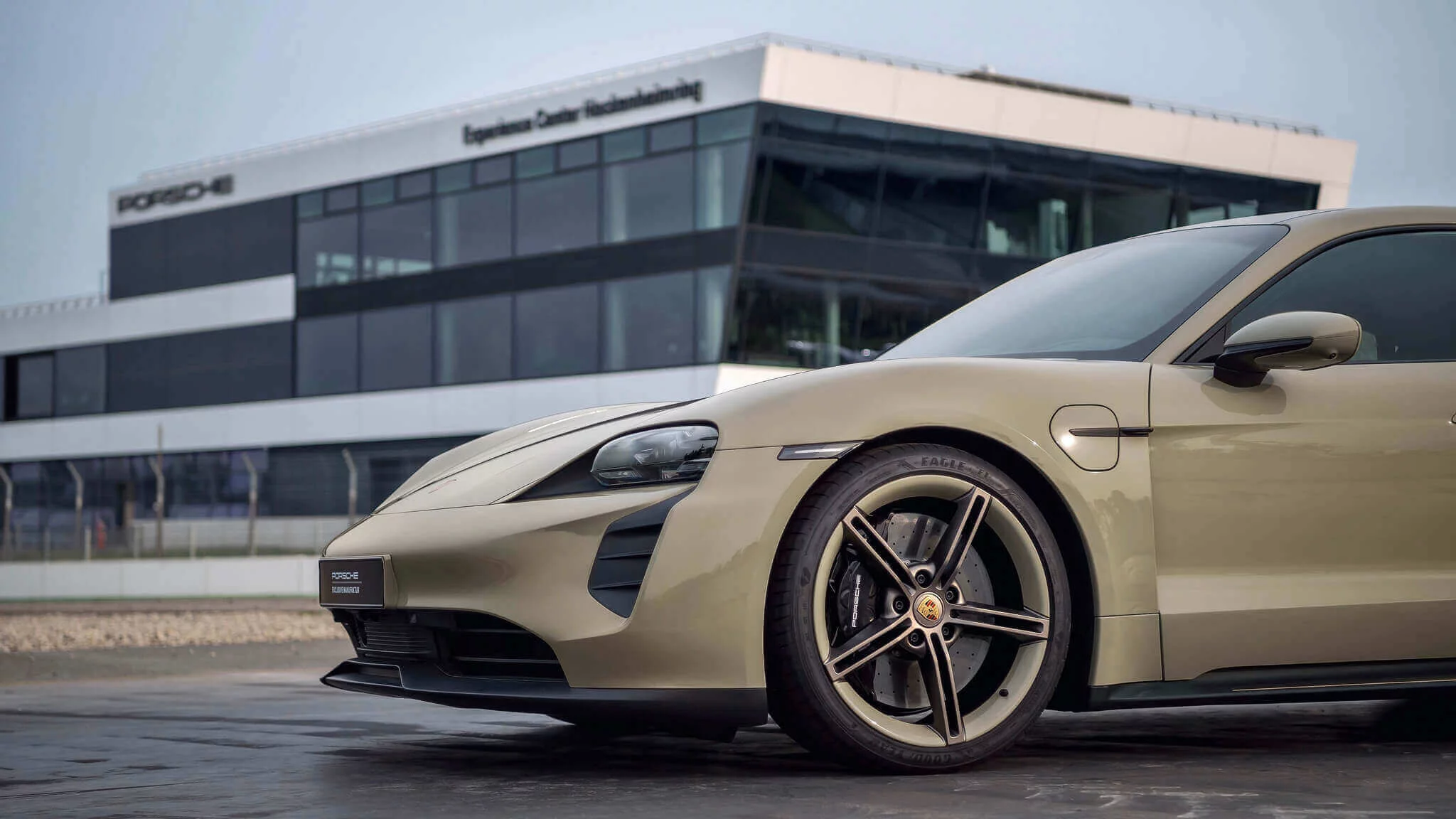 Stone Grey Porsche Taycan