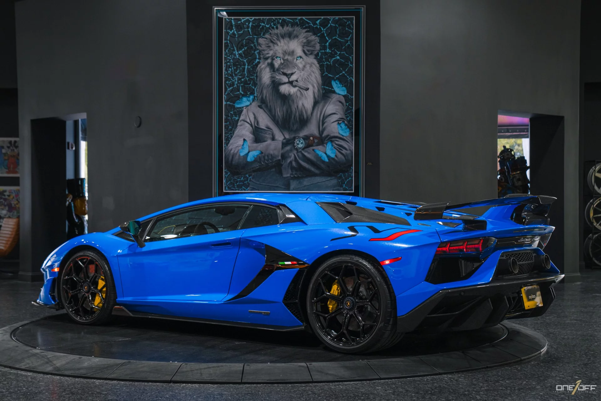 Blu Nila Lamborghini Aventador