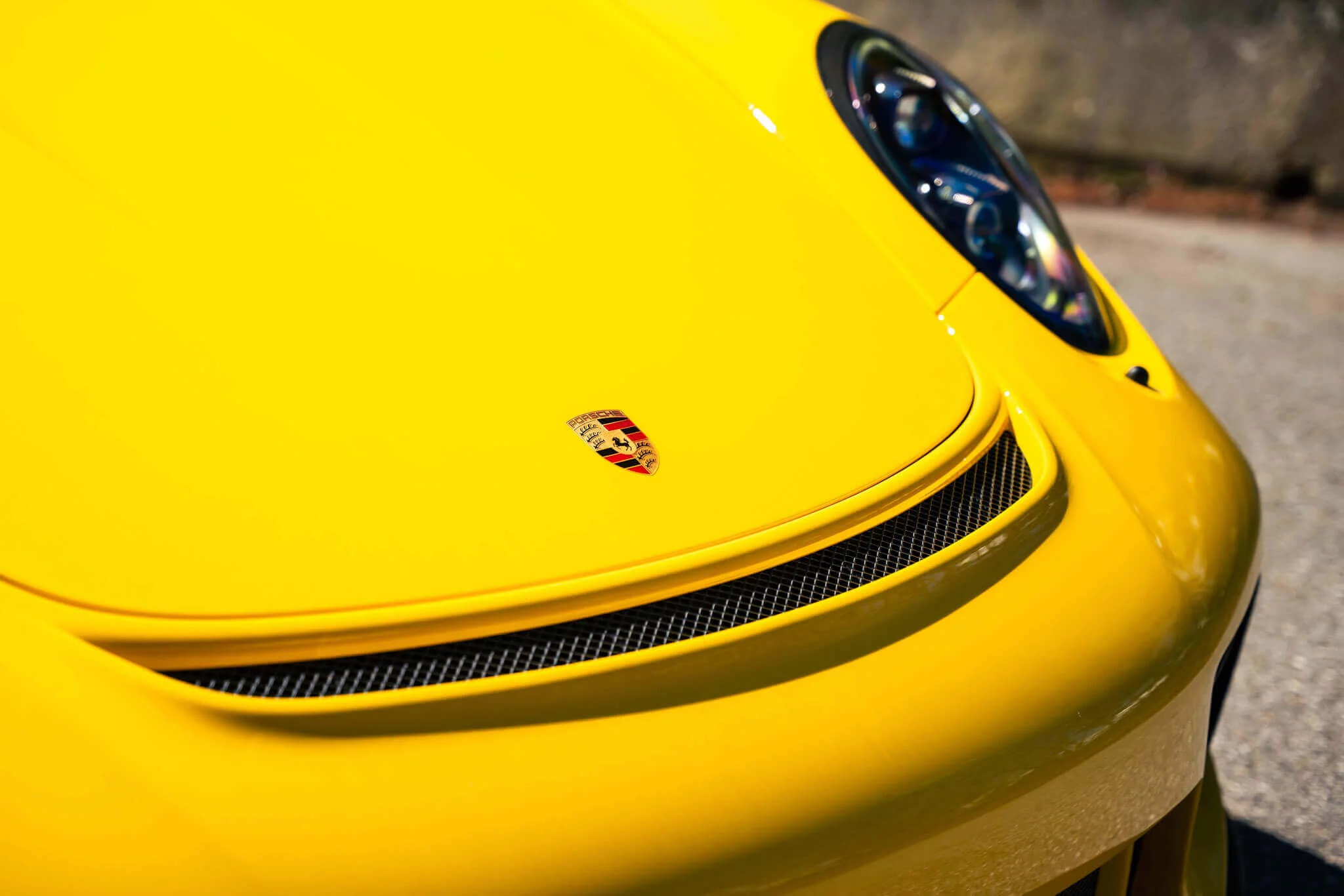 Racing Yellow Porsche 911 Speedster