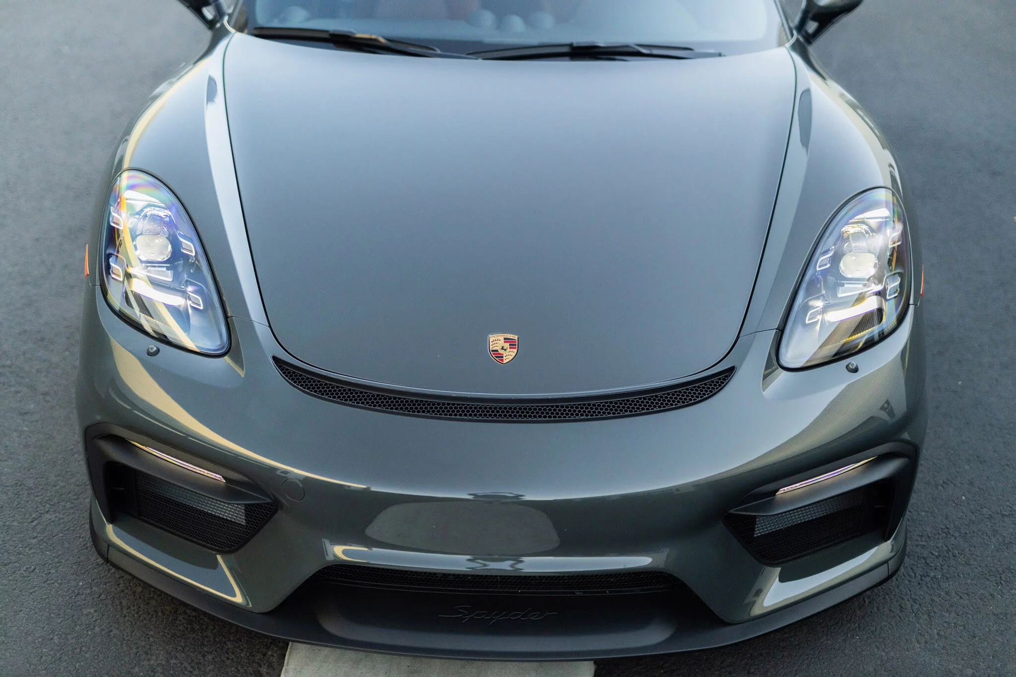 Slate Grey Porsche 718