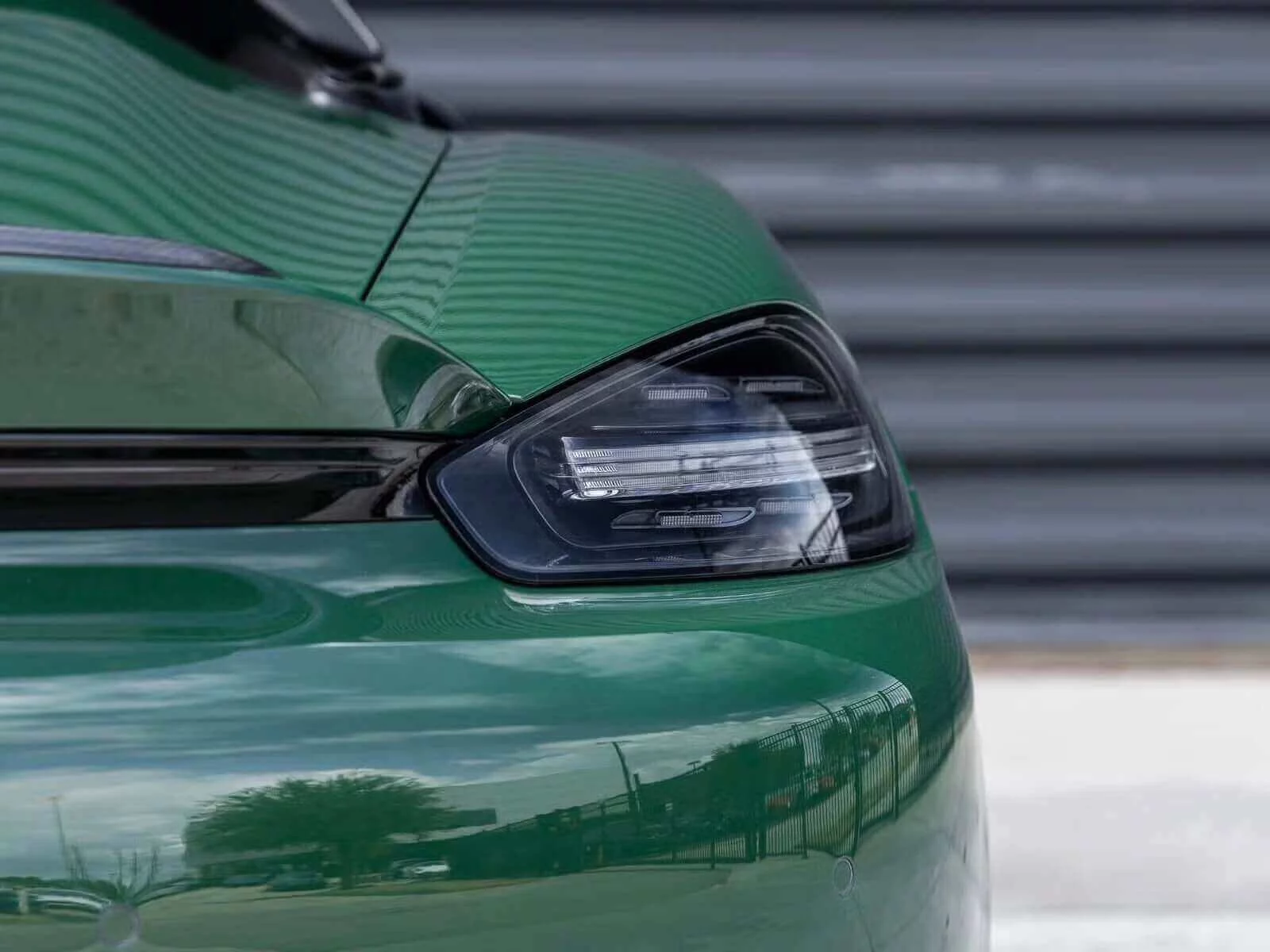 Irish Green Porsche 718 Spyder RS