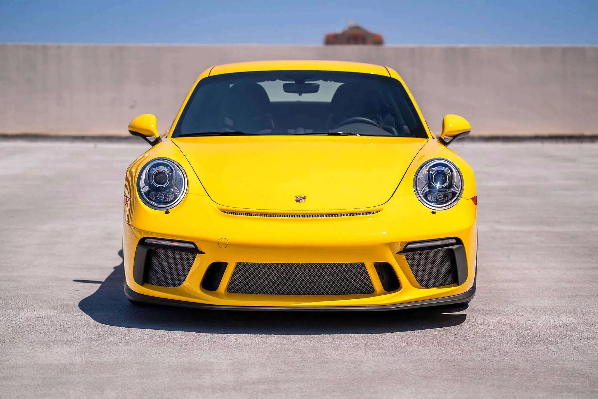Speed Yellow Porsche 911 GT3