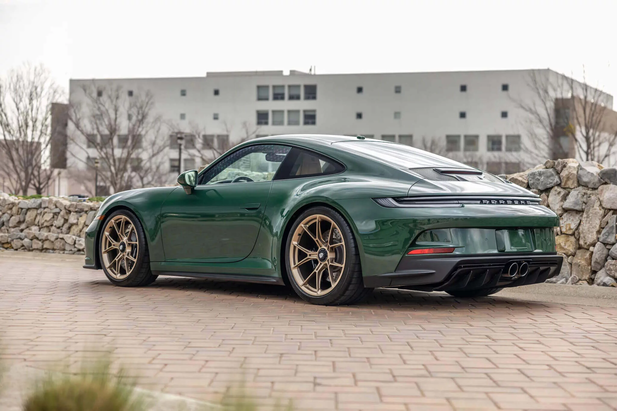 British Racing Green Porsche 911 GT3