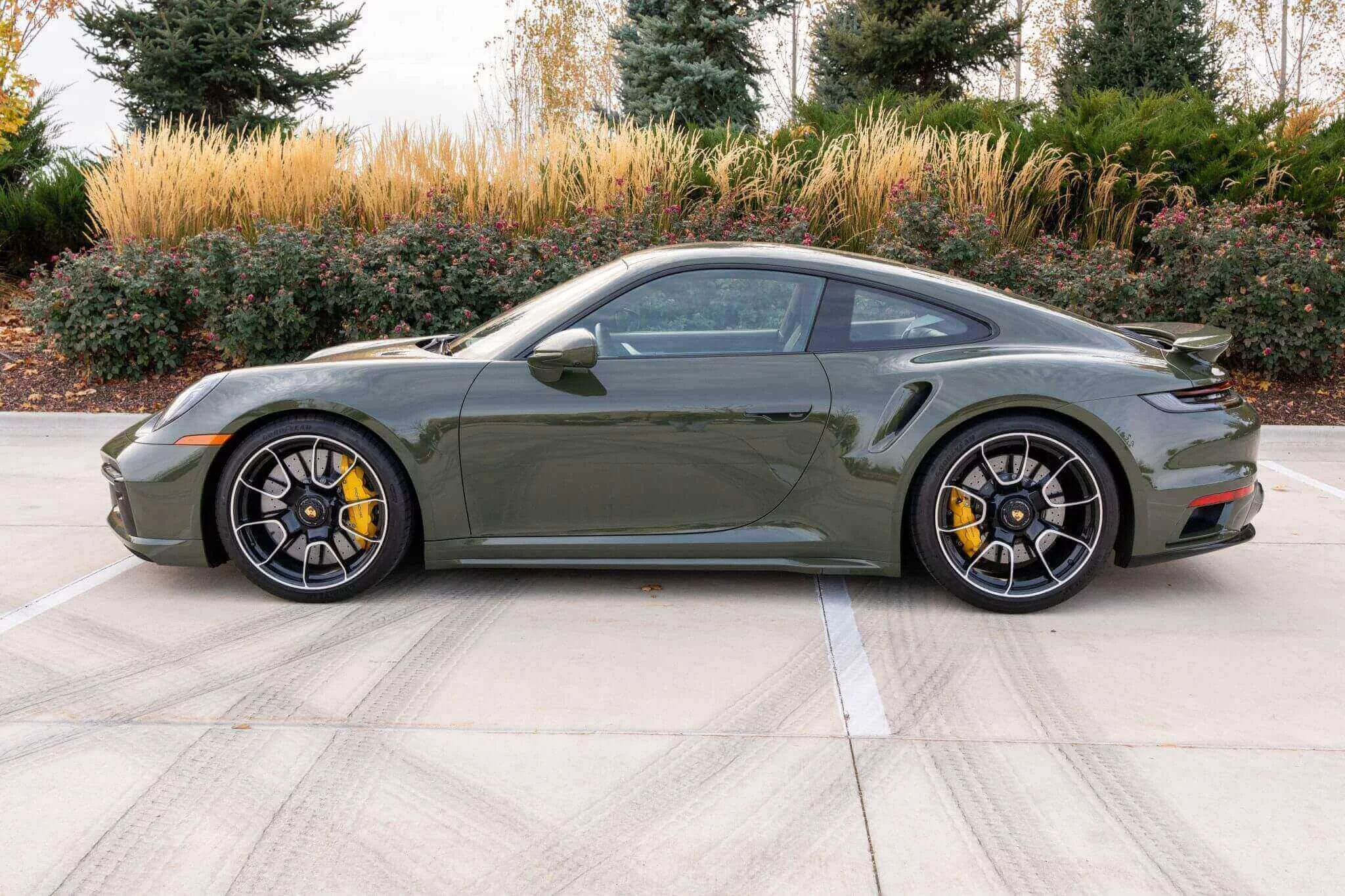 Black Olive Porsche 911 Turbo
