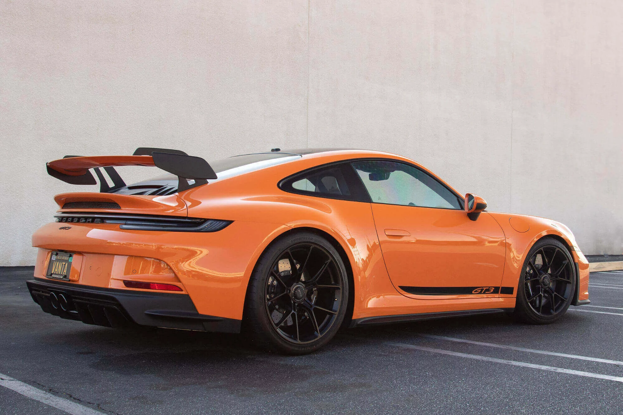 Pastel Orange Porsche 911 GT3