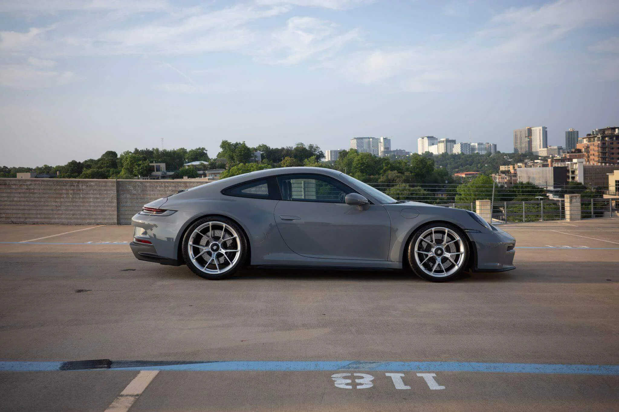 Arctic Grey Porsche 911 GT3
