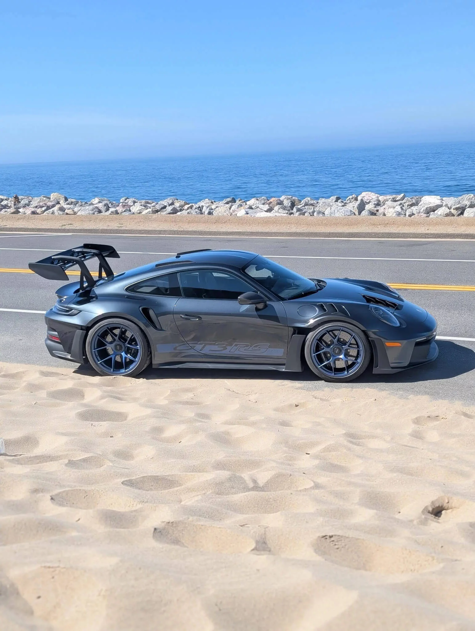 Carbon Steel Grey Porsche 911 GT3 RS