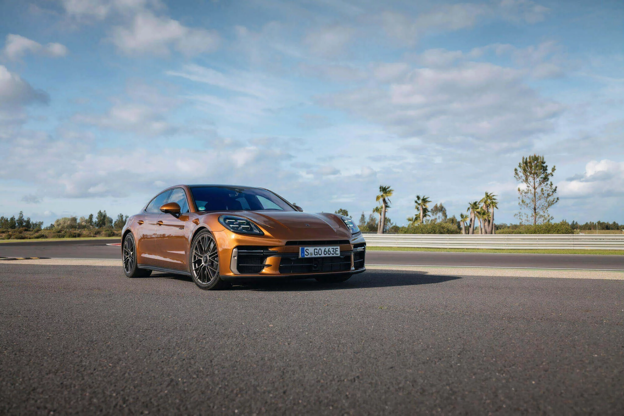 Madeira Gold Metallic Porsche Panamera