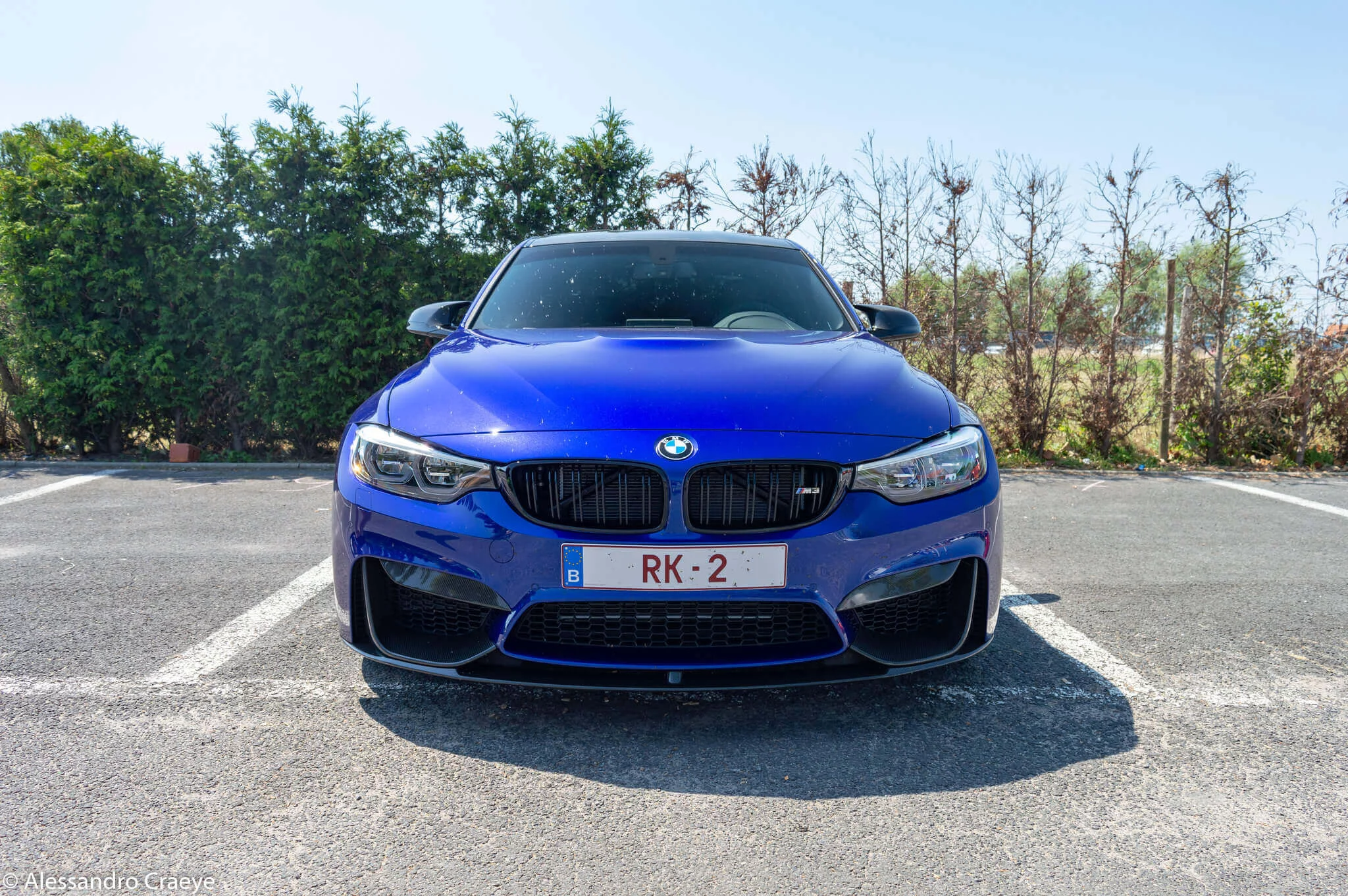 San Marino Blue BMW M3