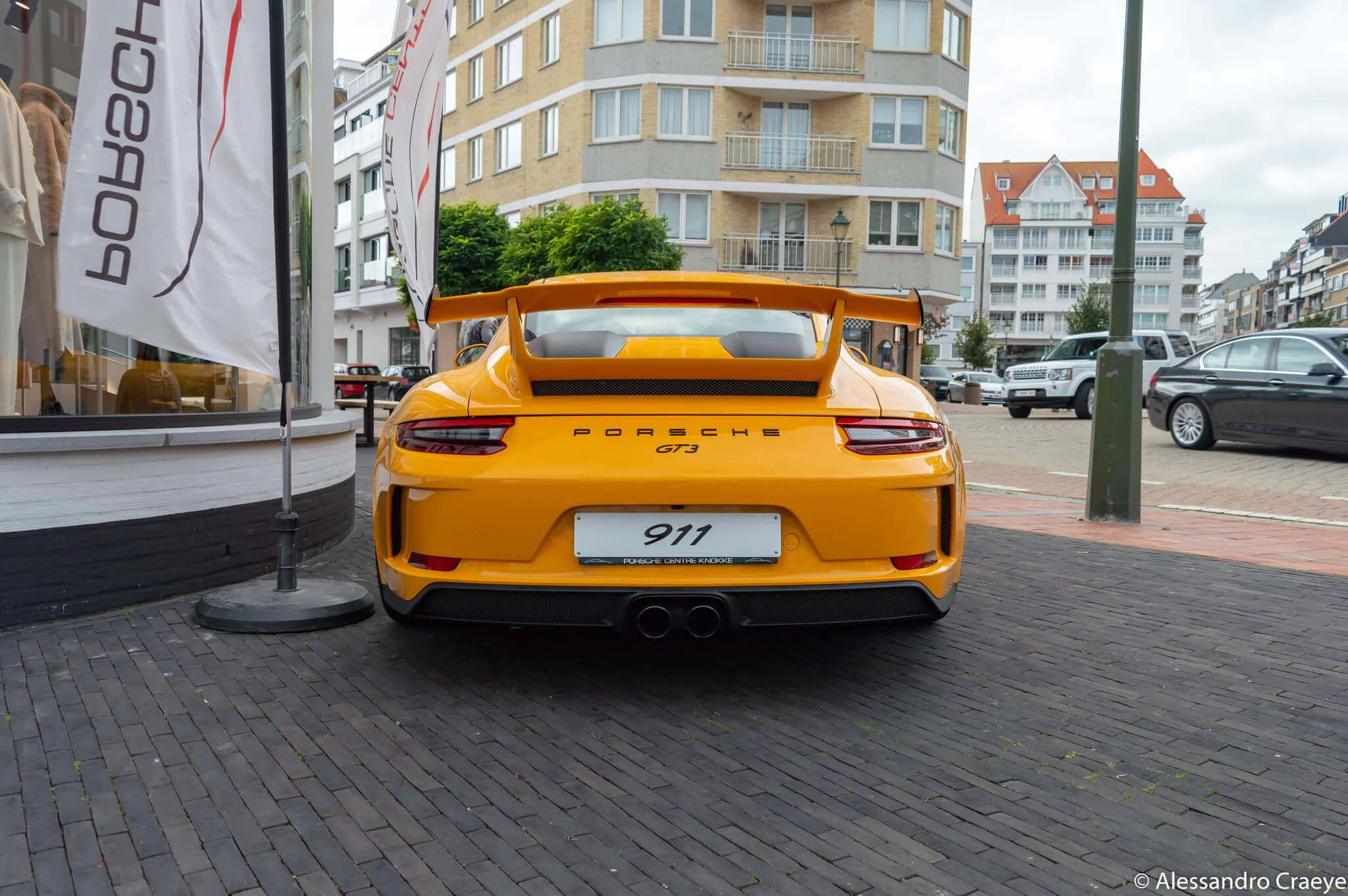 Signal Yellow Porsche 911 GT3