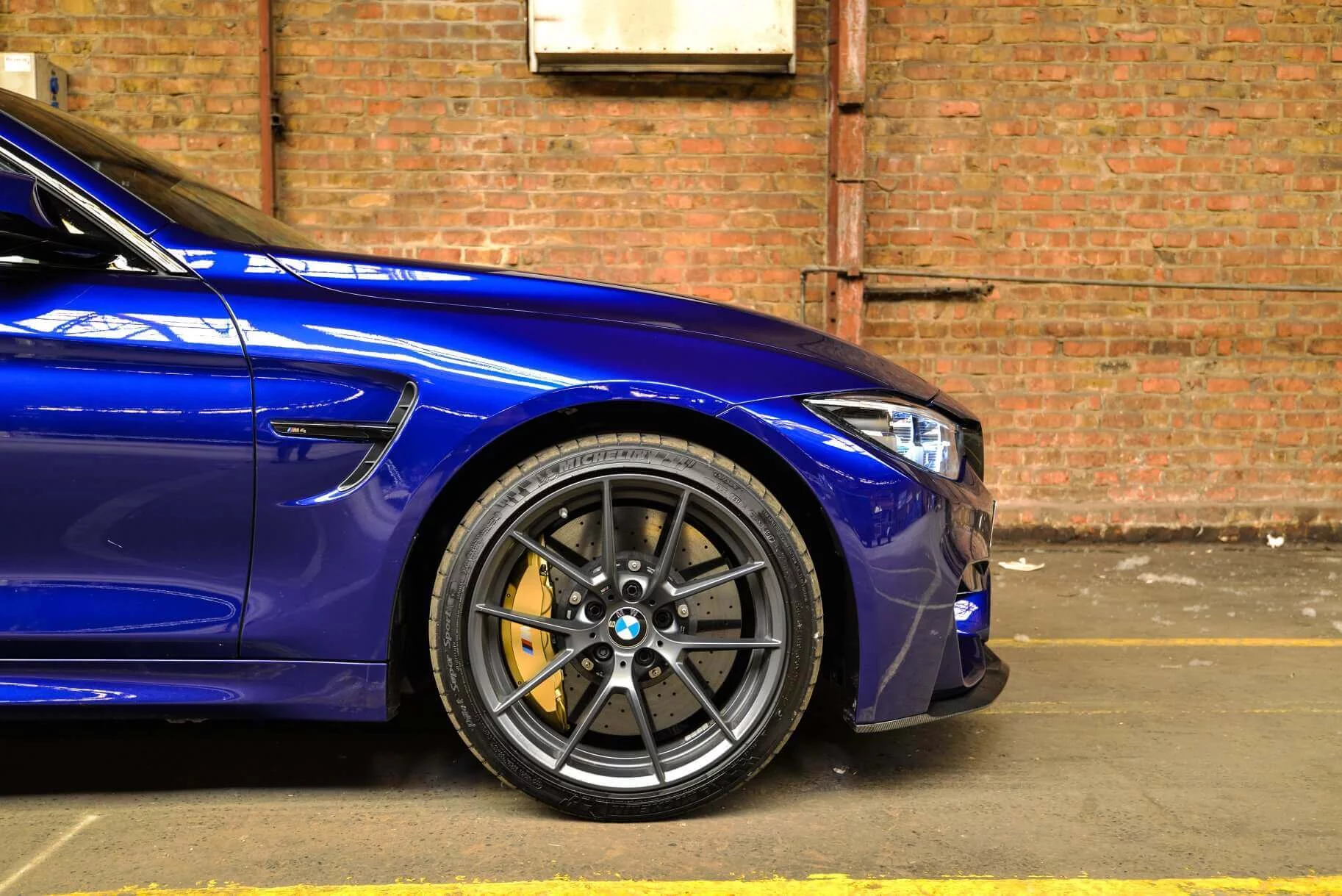 San Marino Blue BMW M4