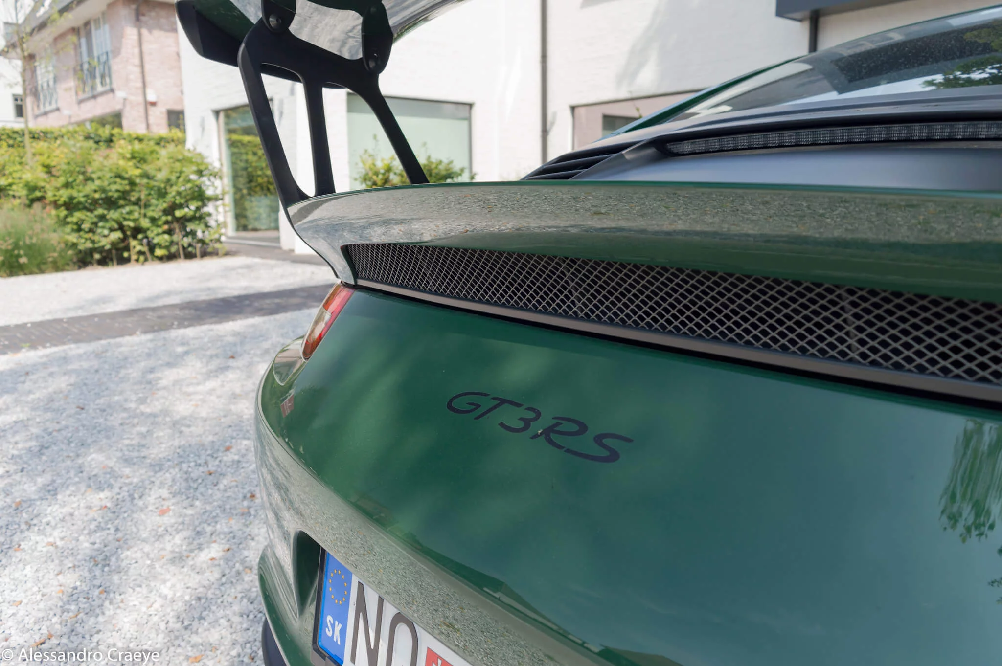 British Racing Green Porsche 911 GT3 RS