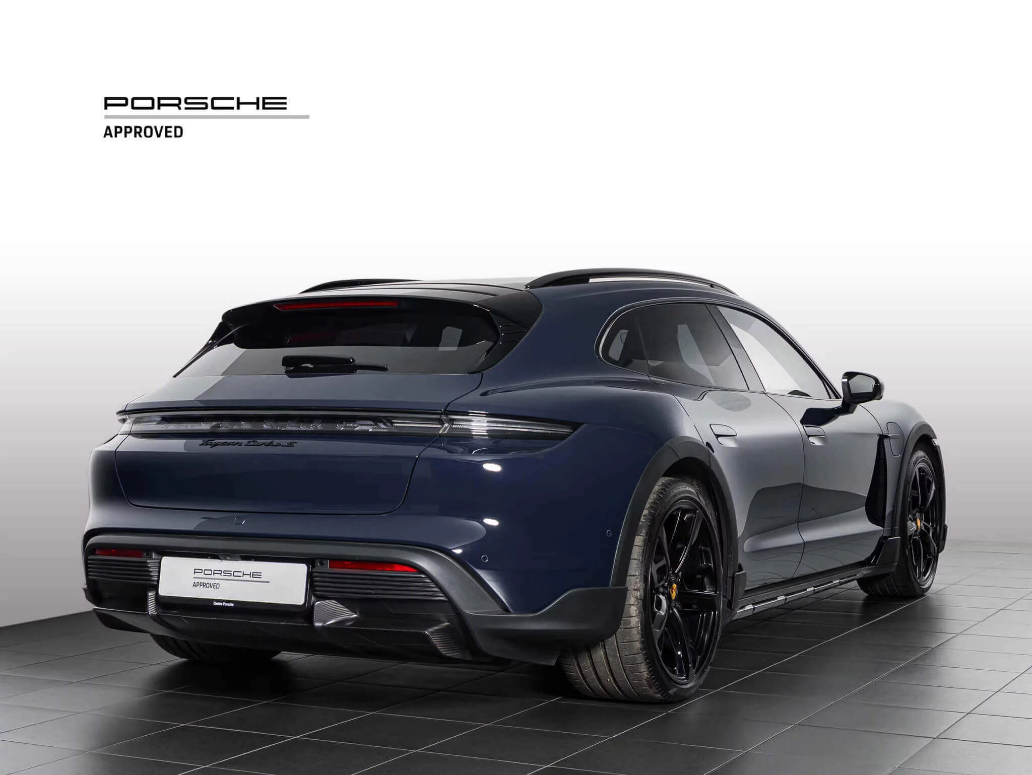 Dark Sea Blue Porsche Taycan