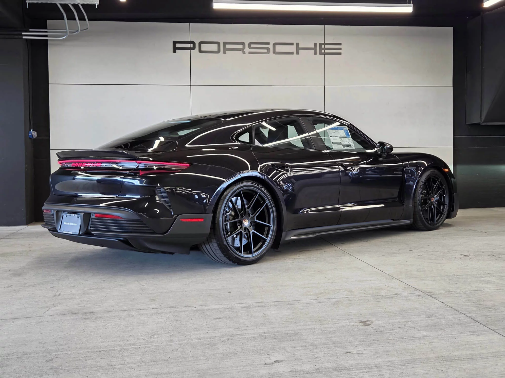 Basalt Black Porsche Taycan