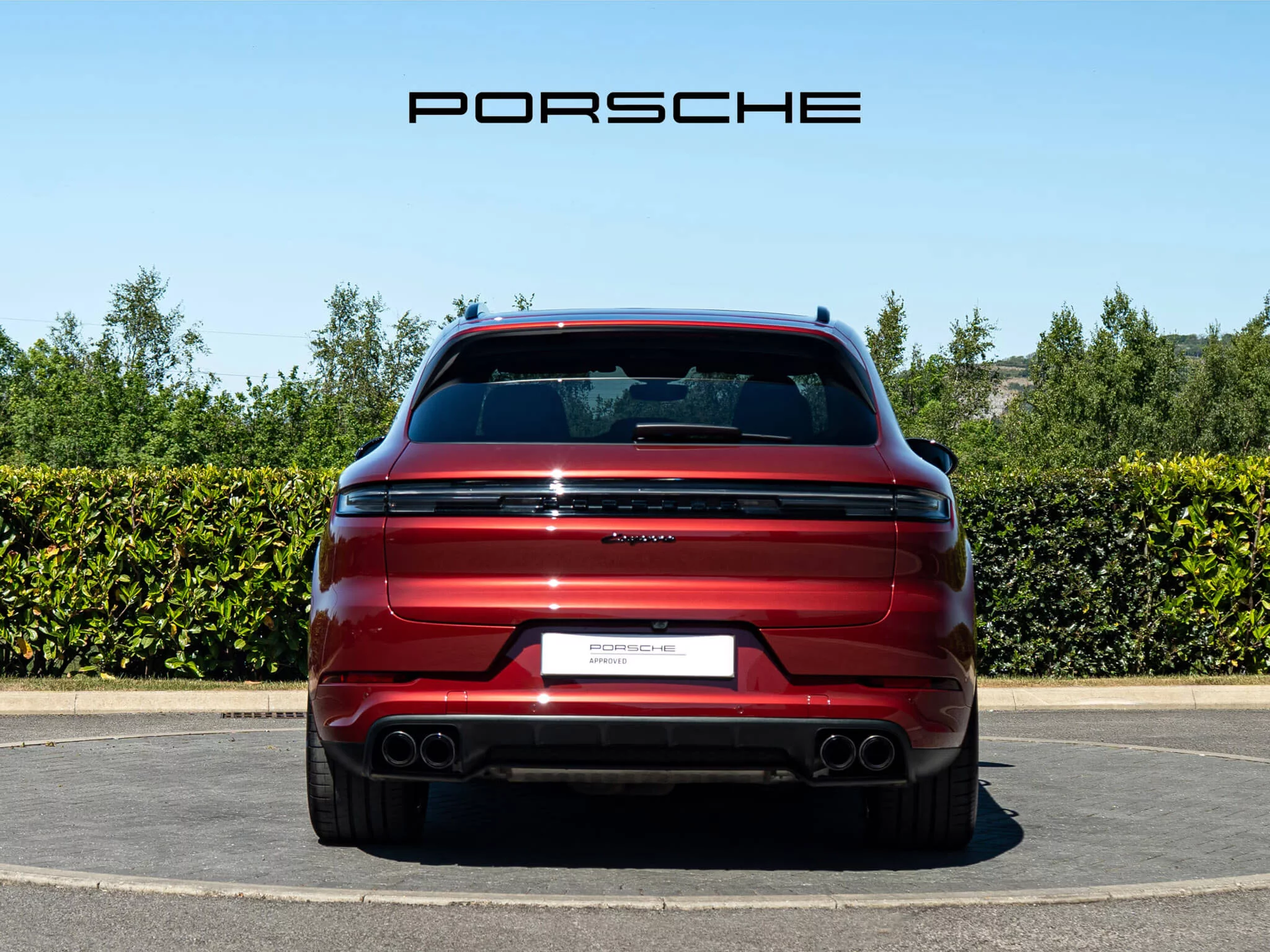 Ruby Red Metallic Porsche Cayenne