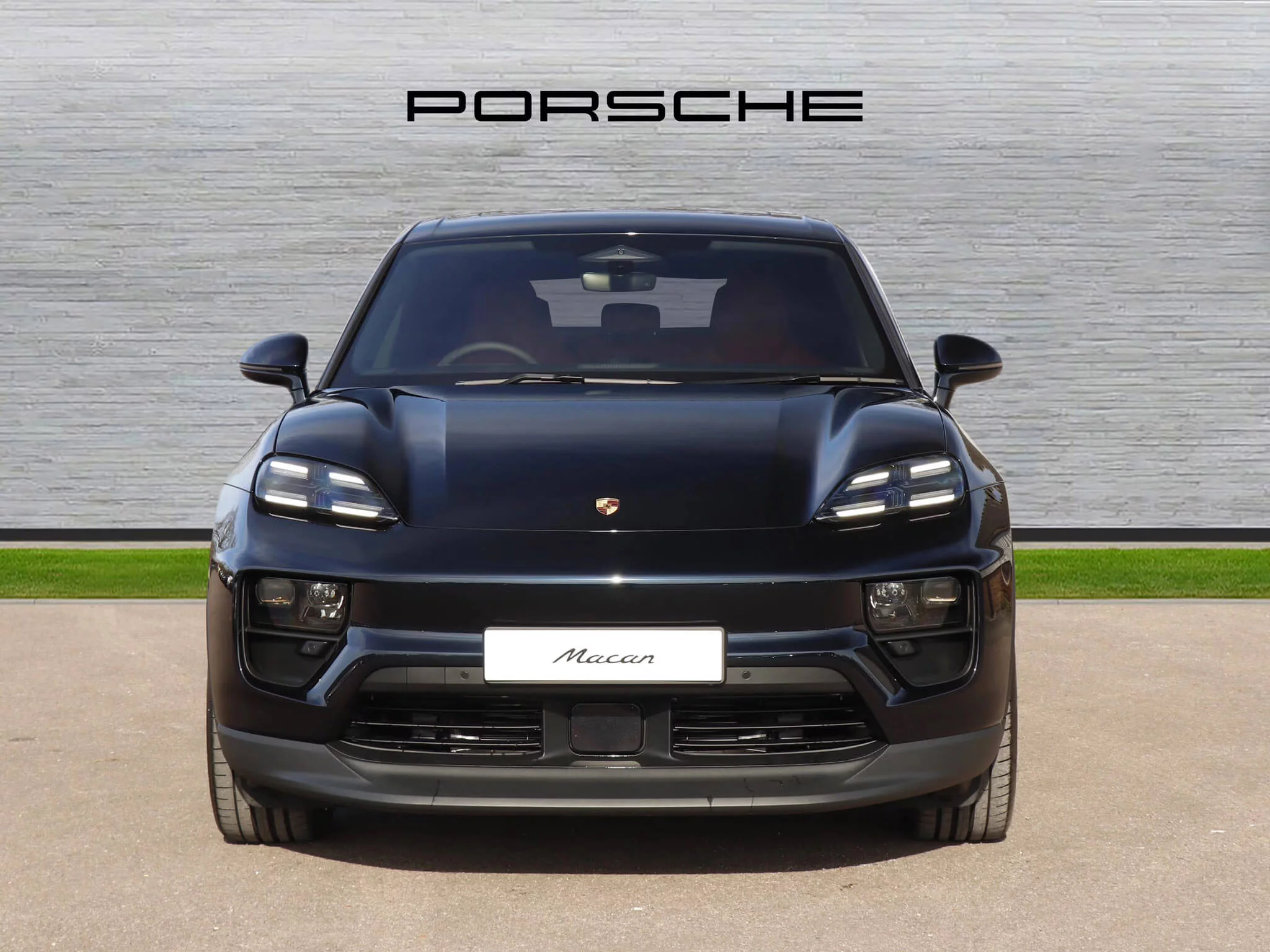 Moonlight Blue Metallic Porsche Macan Electric