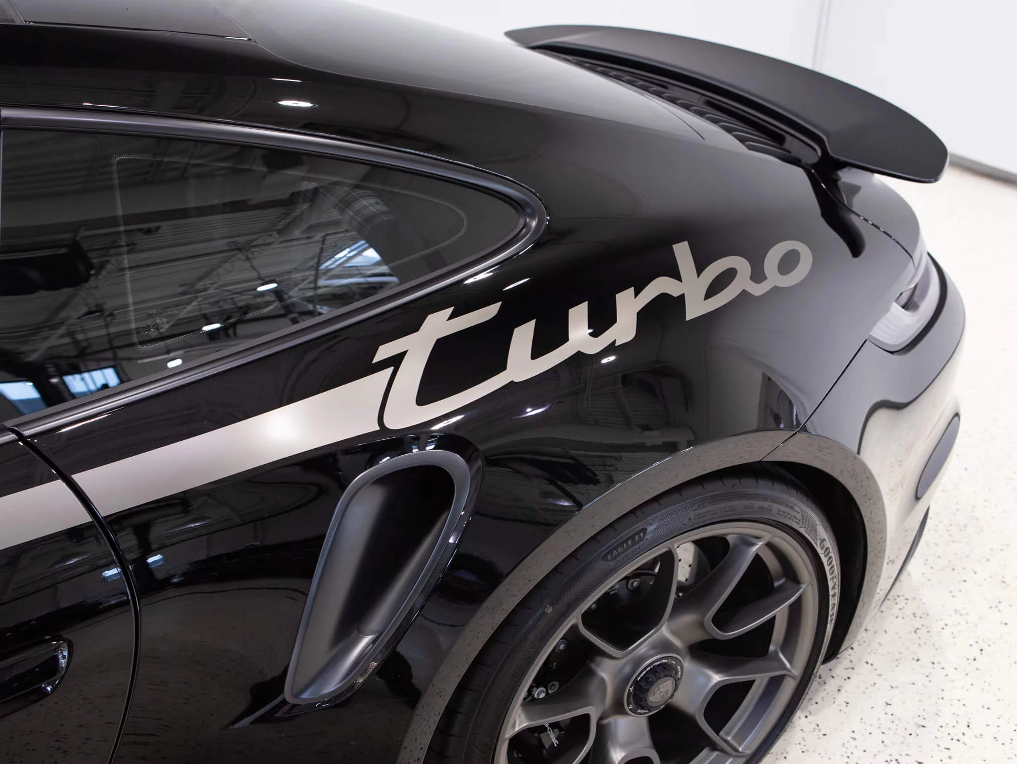 Black Porsche 911 Turbo