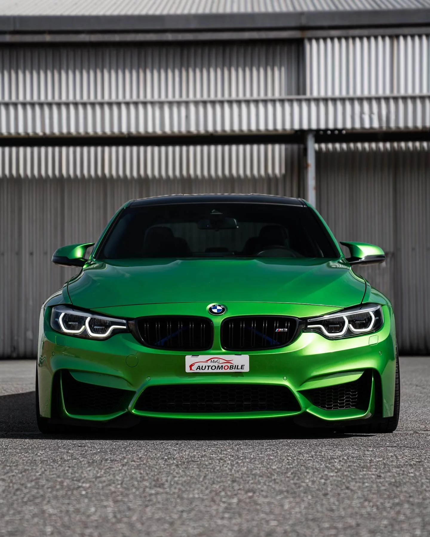 Rally Green BMW M3