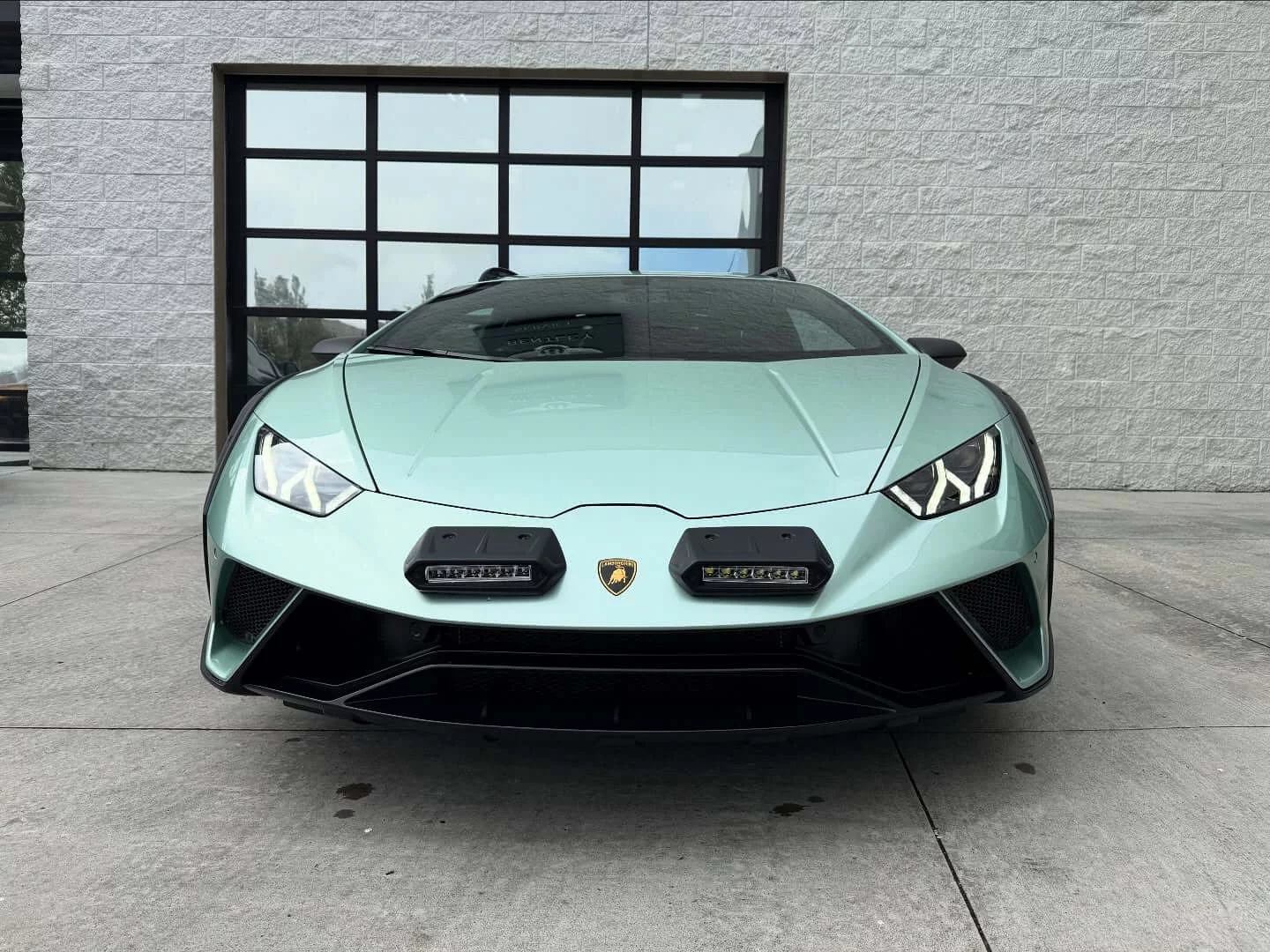 Verde Crystallus Lamborghini Huracán