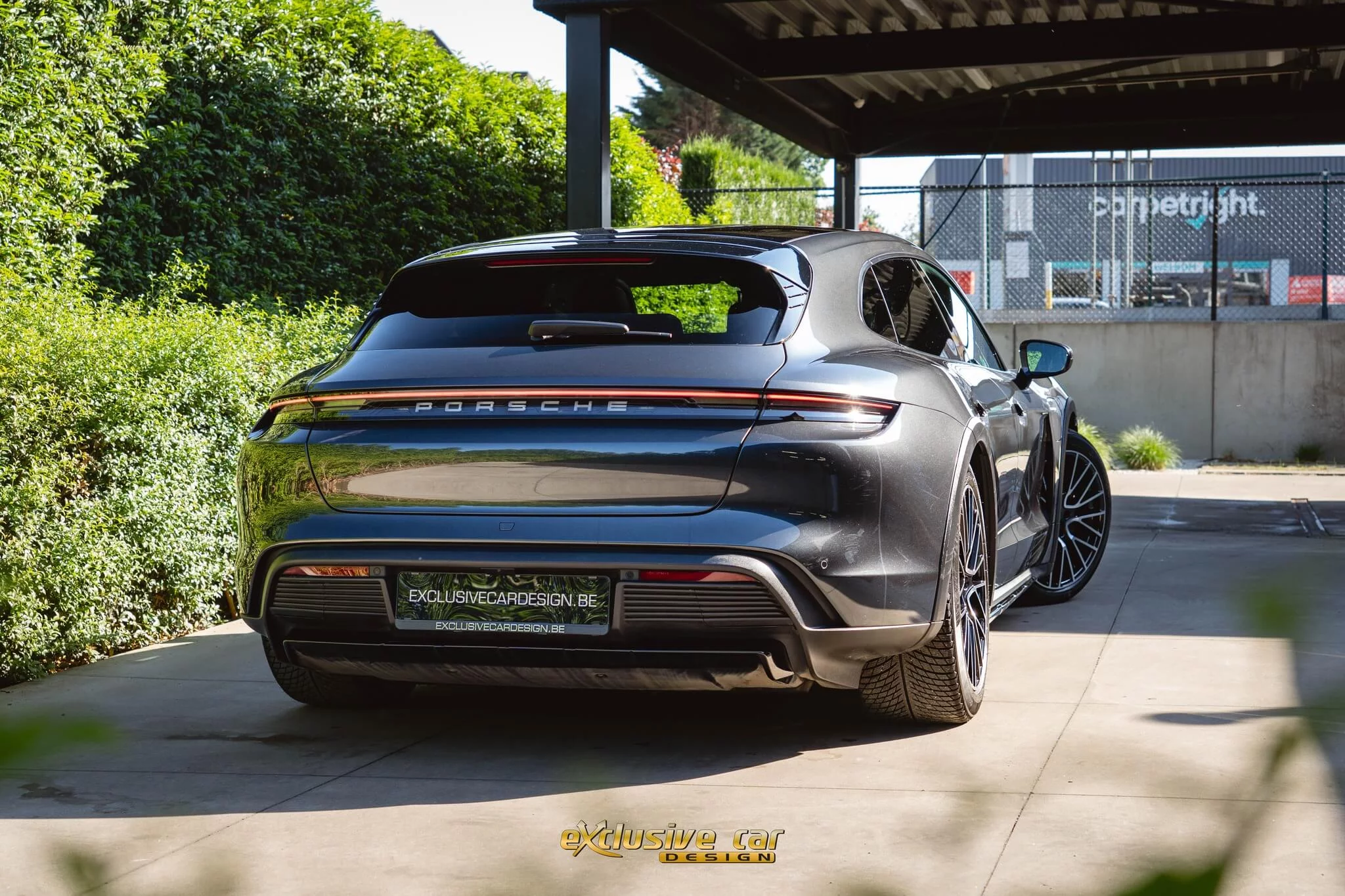 Volcano Grey Metallic Porsche Taycan
