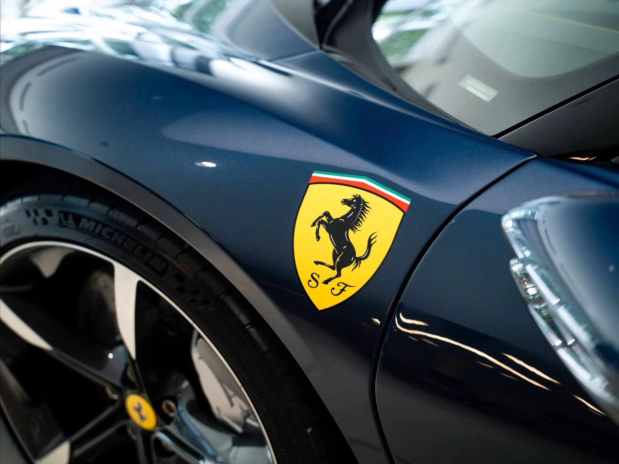 Blu Swaters Ferrari SF90