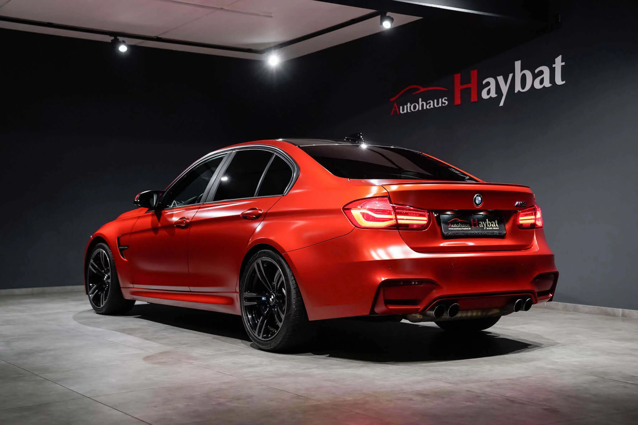 Frozen Red BMW M3
