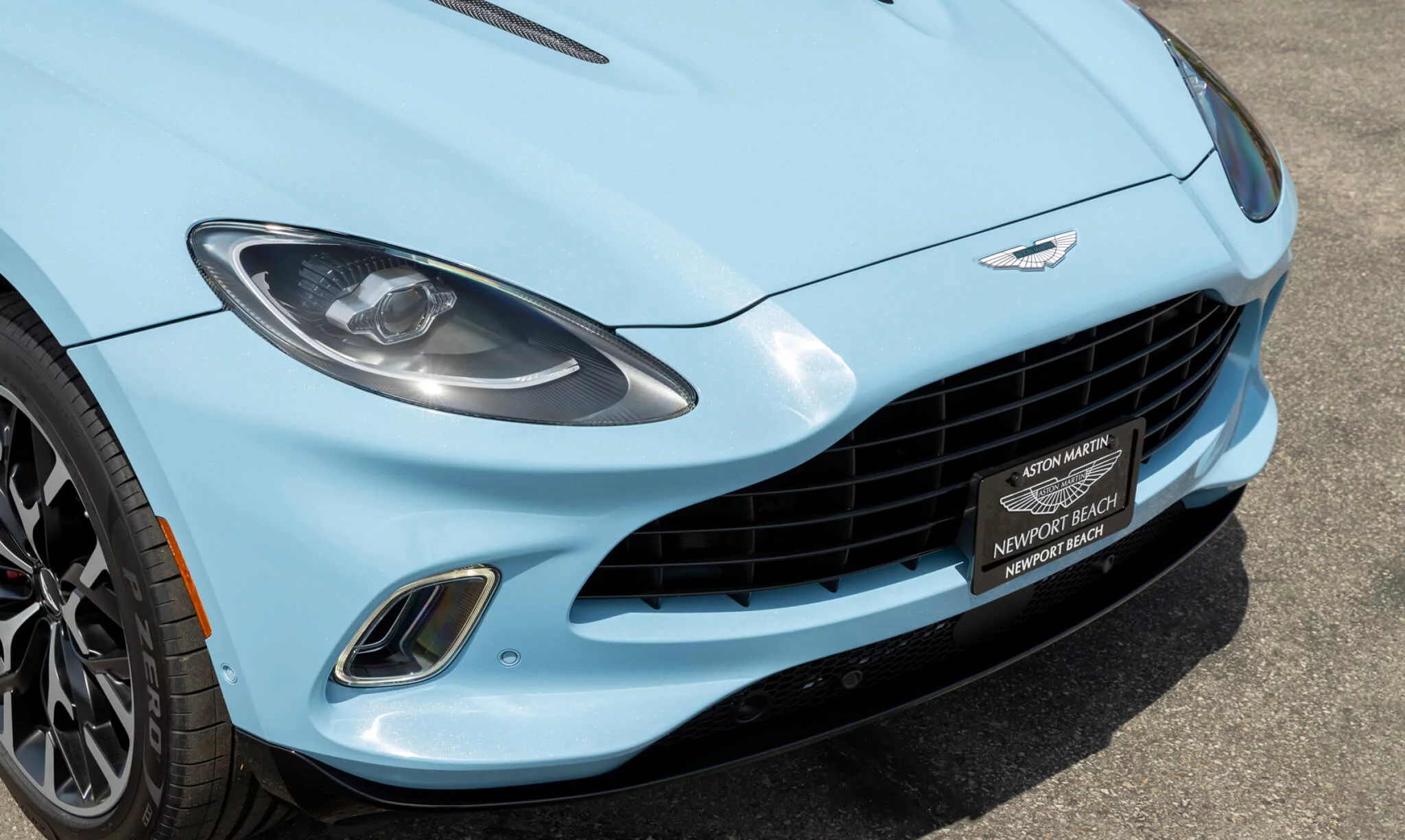 Frosted Glass Blue Aston Martin DBX