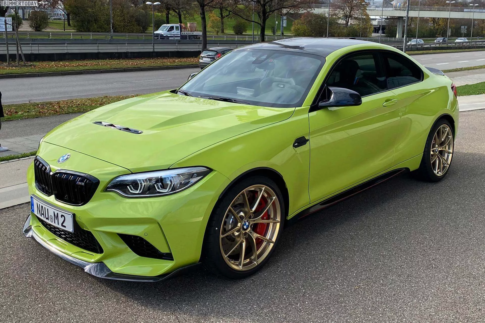 Birch Green BMW M2