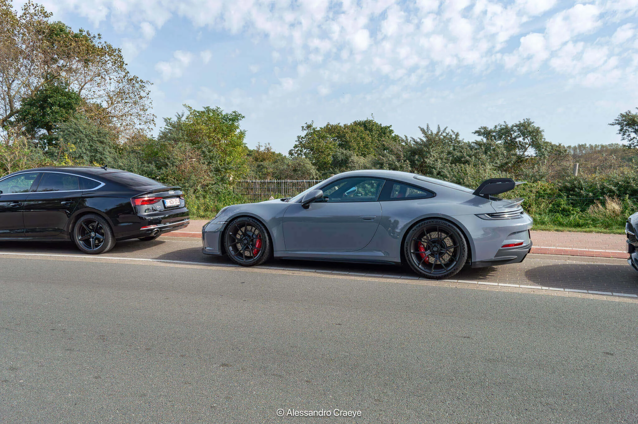 Arctic Grey Porsche 911 GT3