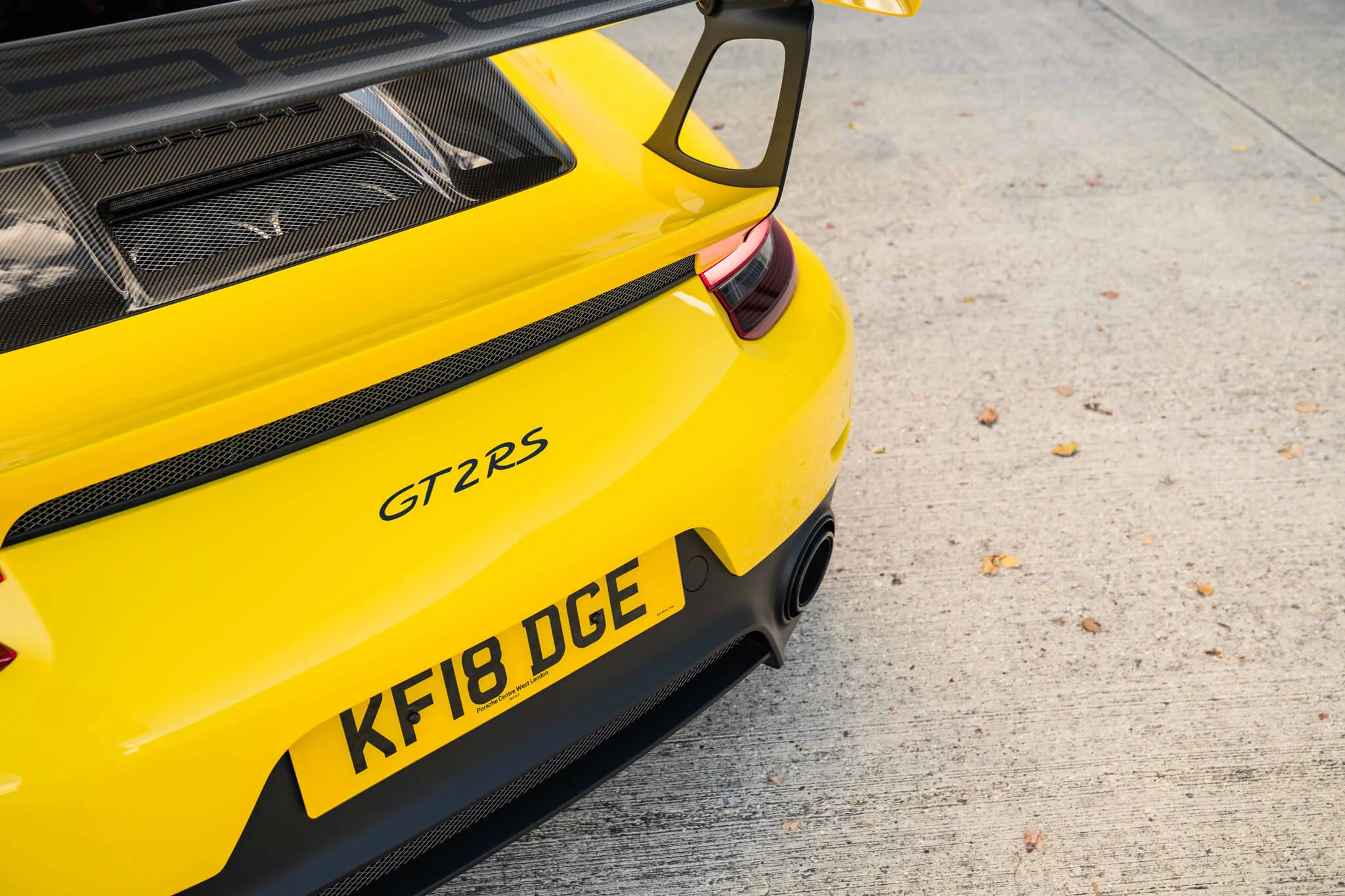 Racing Yellow Porsche 911 GT2 RS