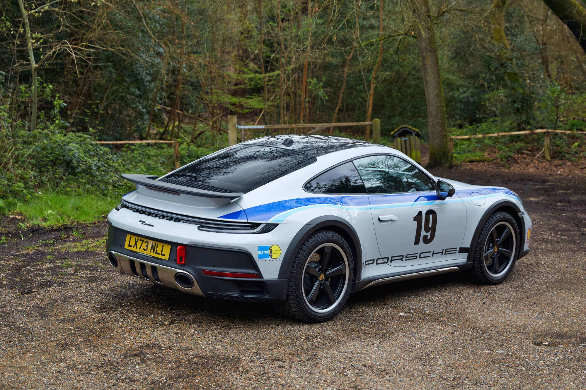 Ice Grey Metallic Porsche 911 Dakar
