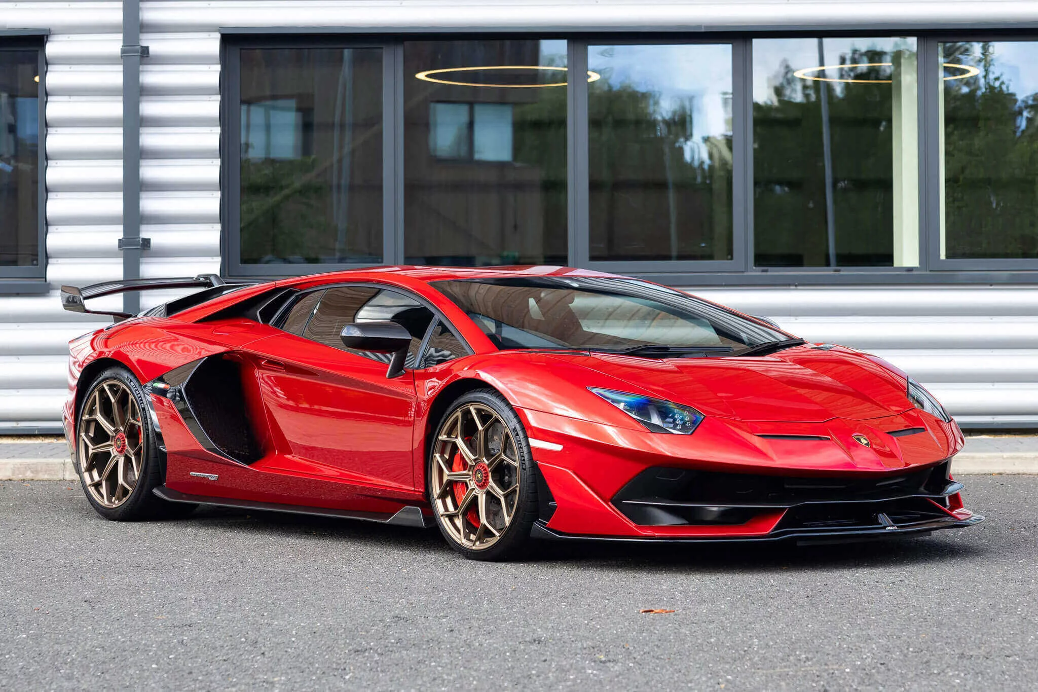 Rosso Bia Lamborghini Aventador