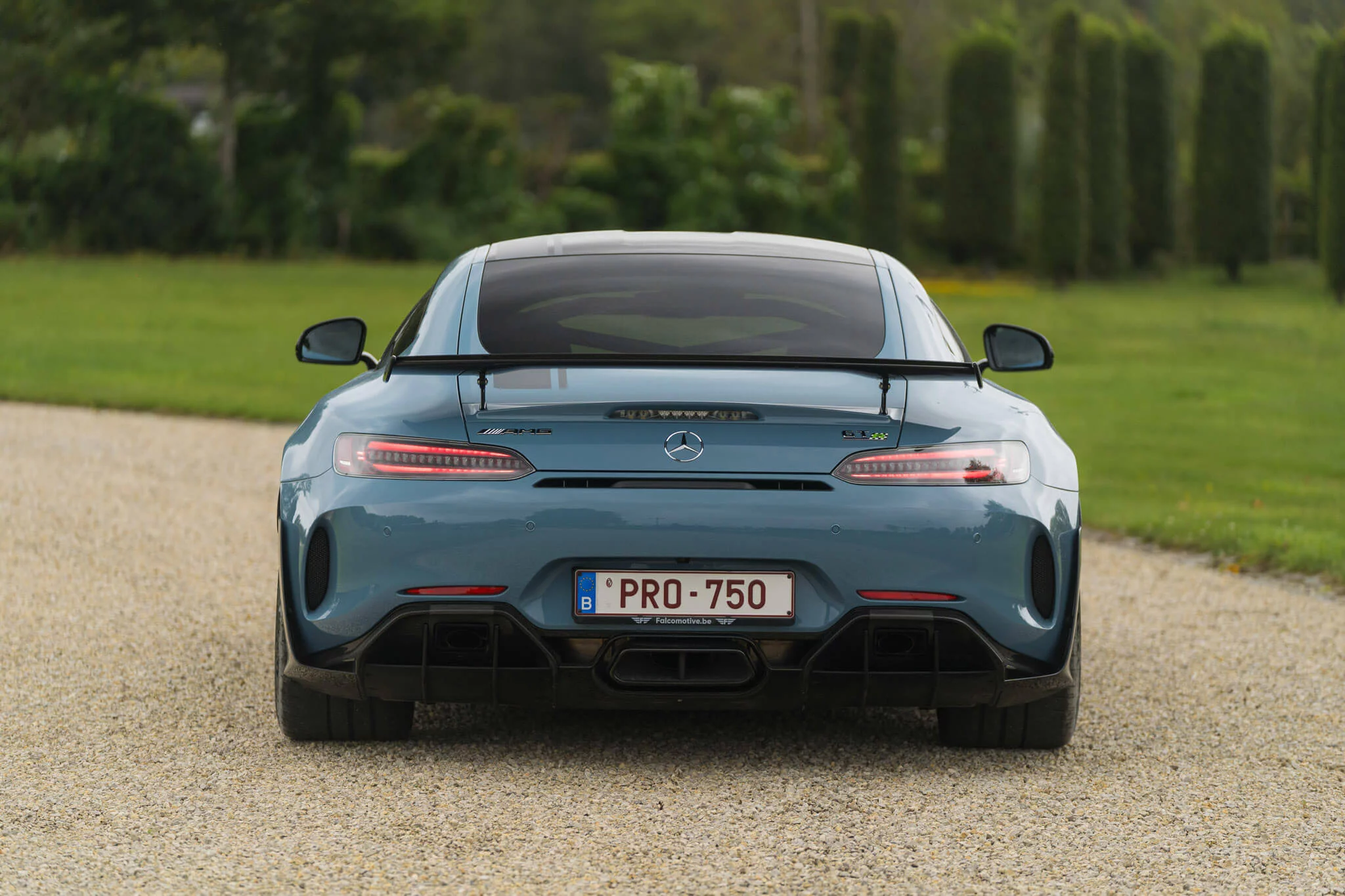 China Blue Mercedes-AMG GT