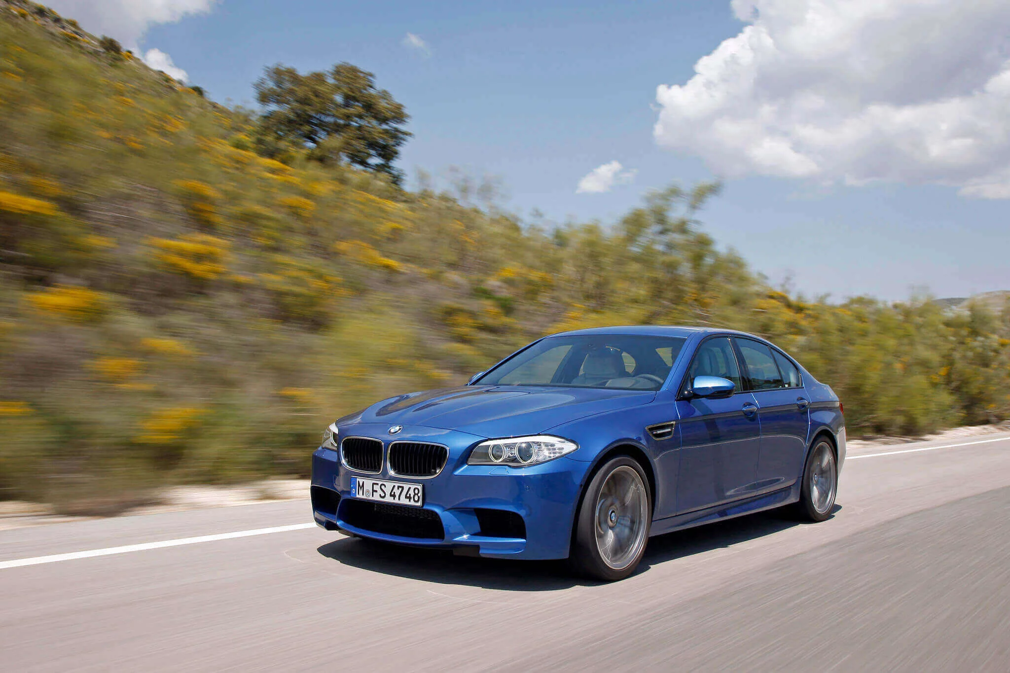 Monte Carlo Blue BMW M5