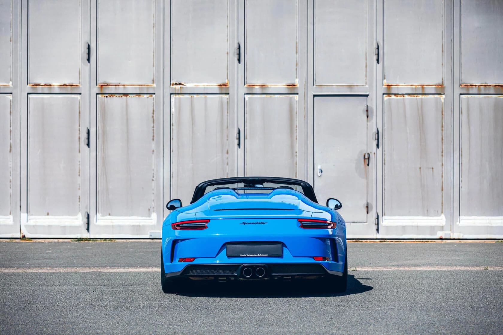 Voodoo Blue Porsche 911 Speedster