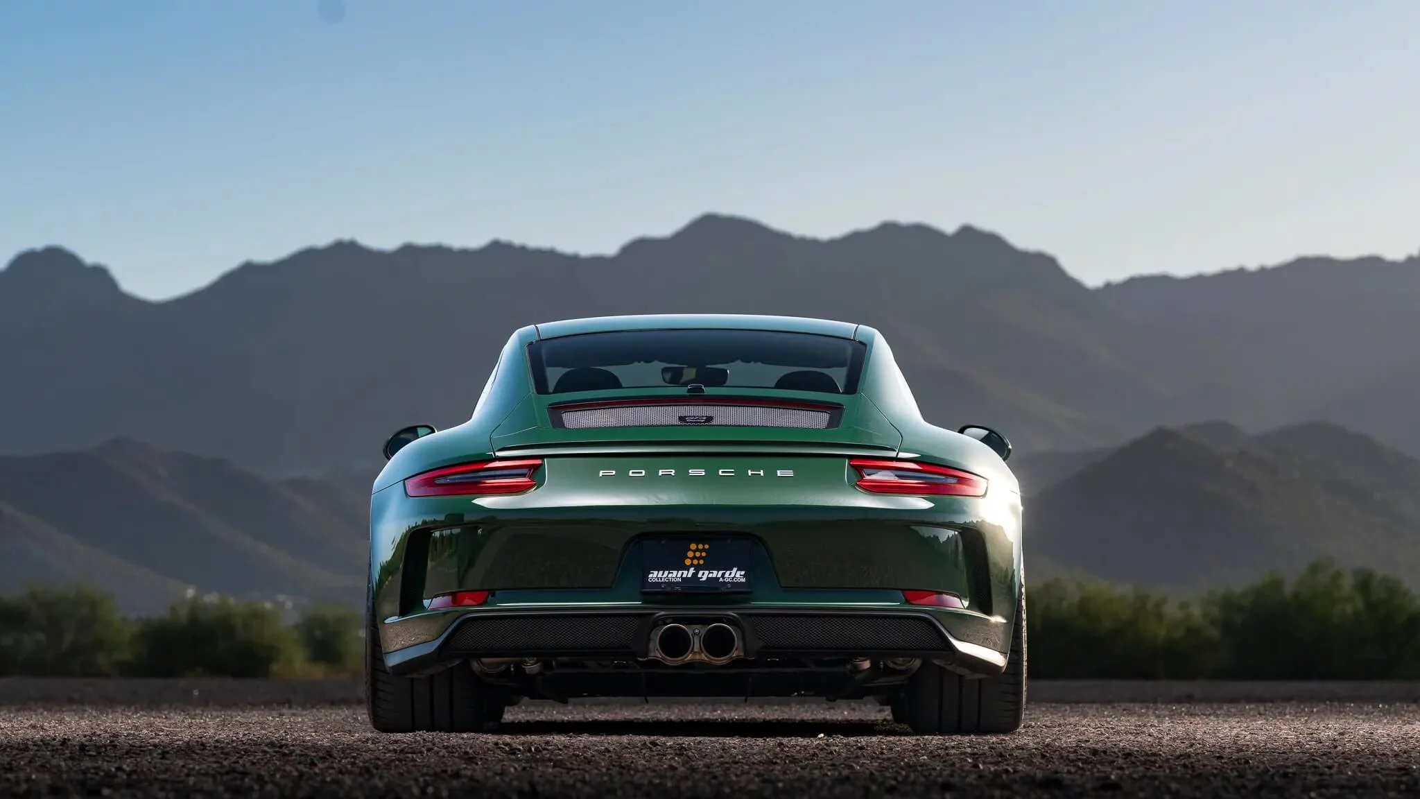 British Racing Green Porsche 911 GT3