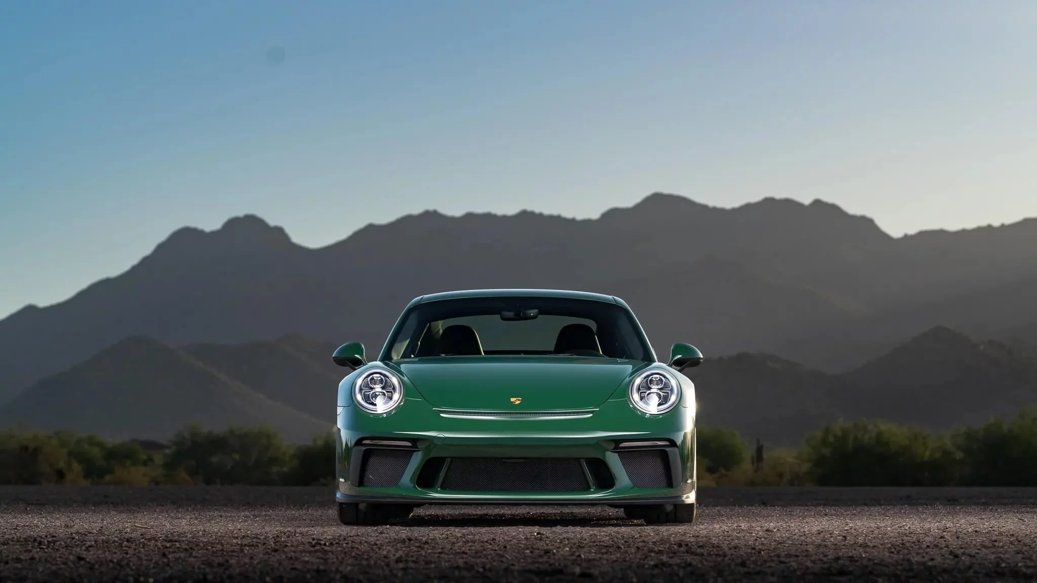 British Racing Green Porsche 911 GT3