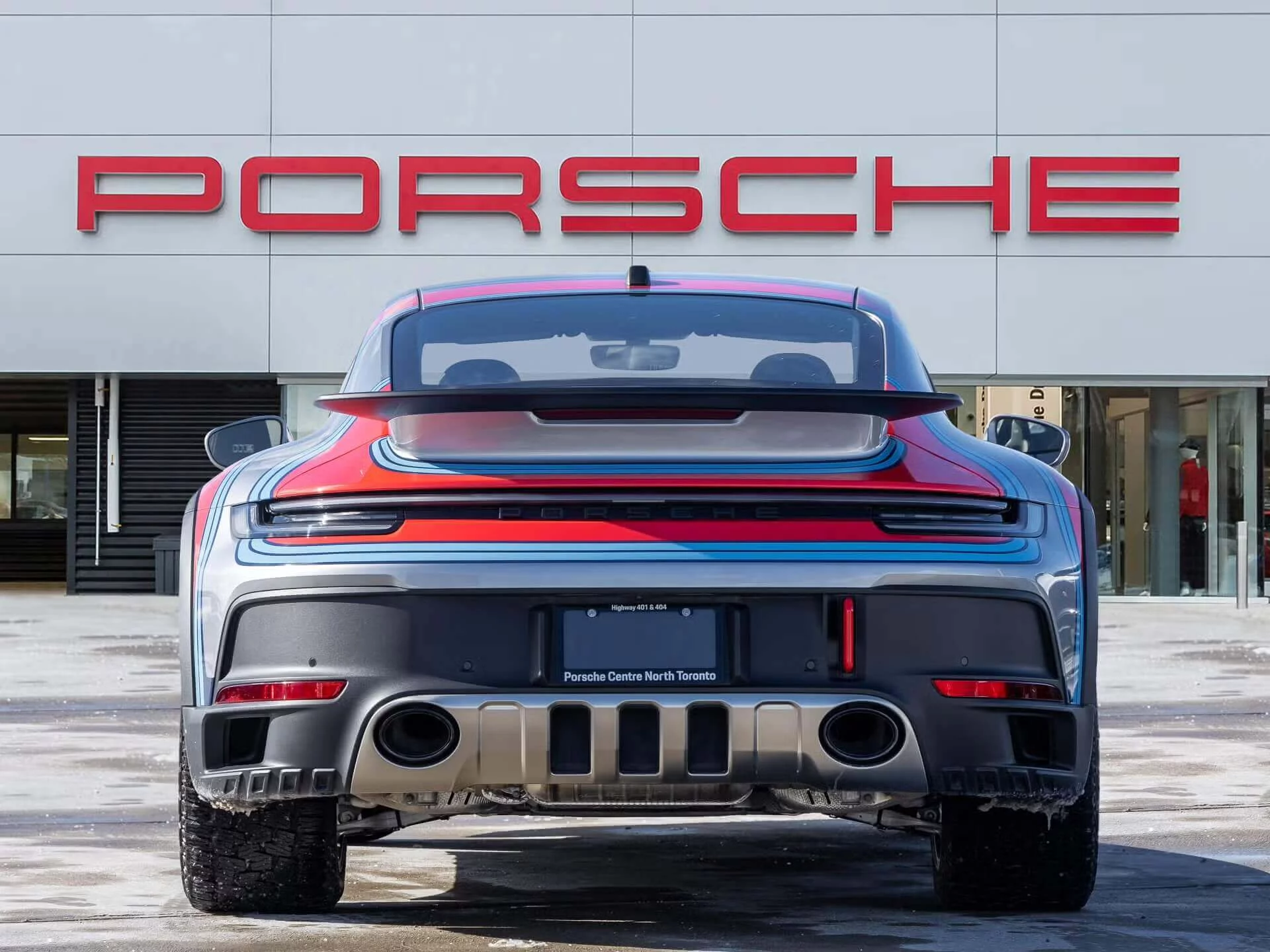 GT Silver Metallic Porsche 911 Dakar