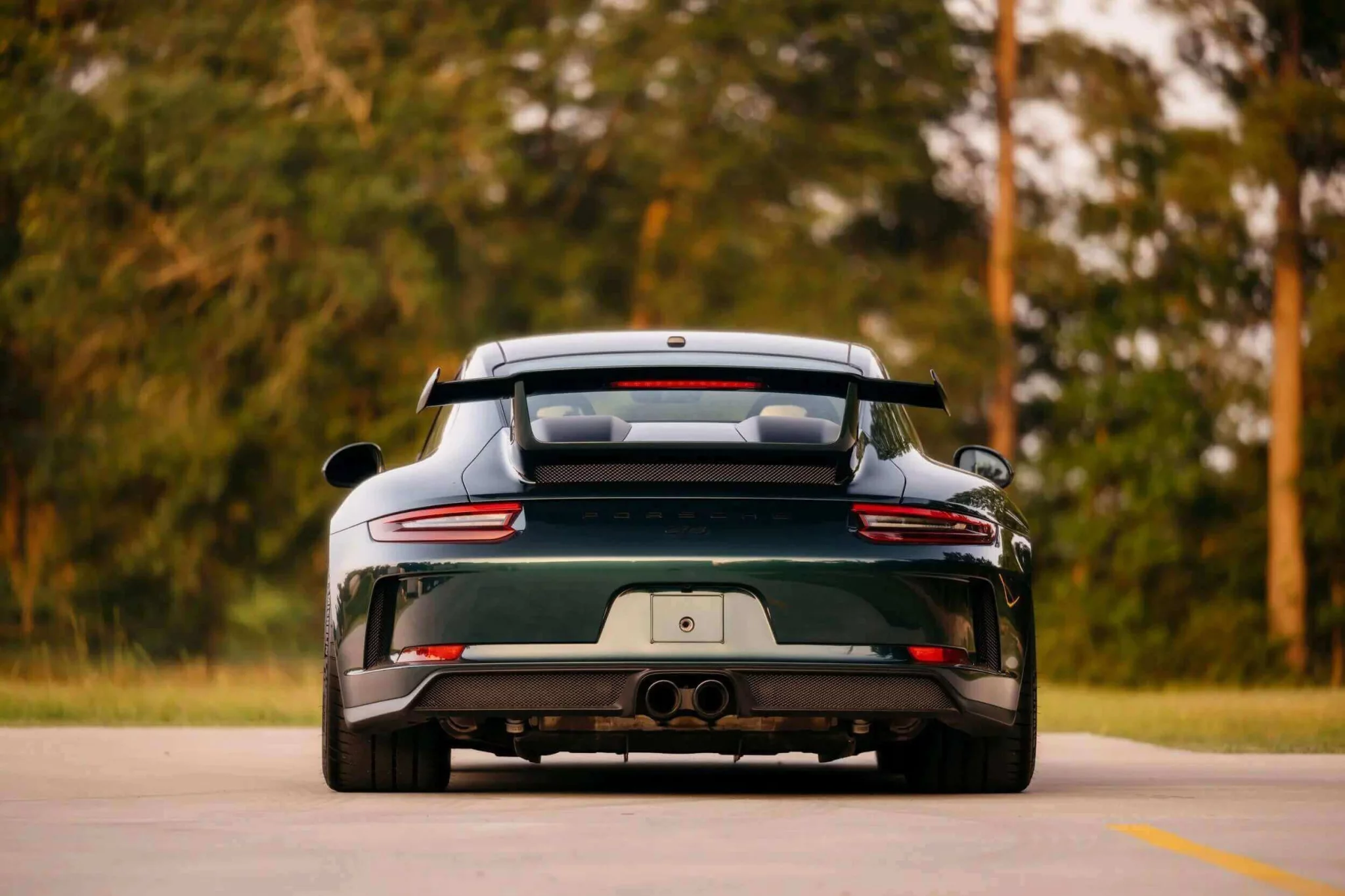 Jet Green Metallic Porsche 911 GT3