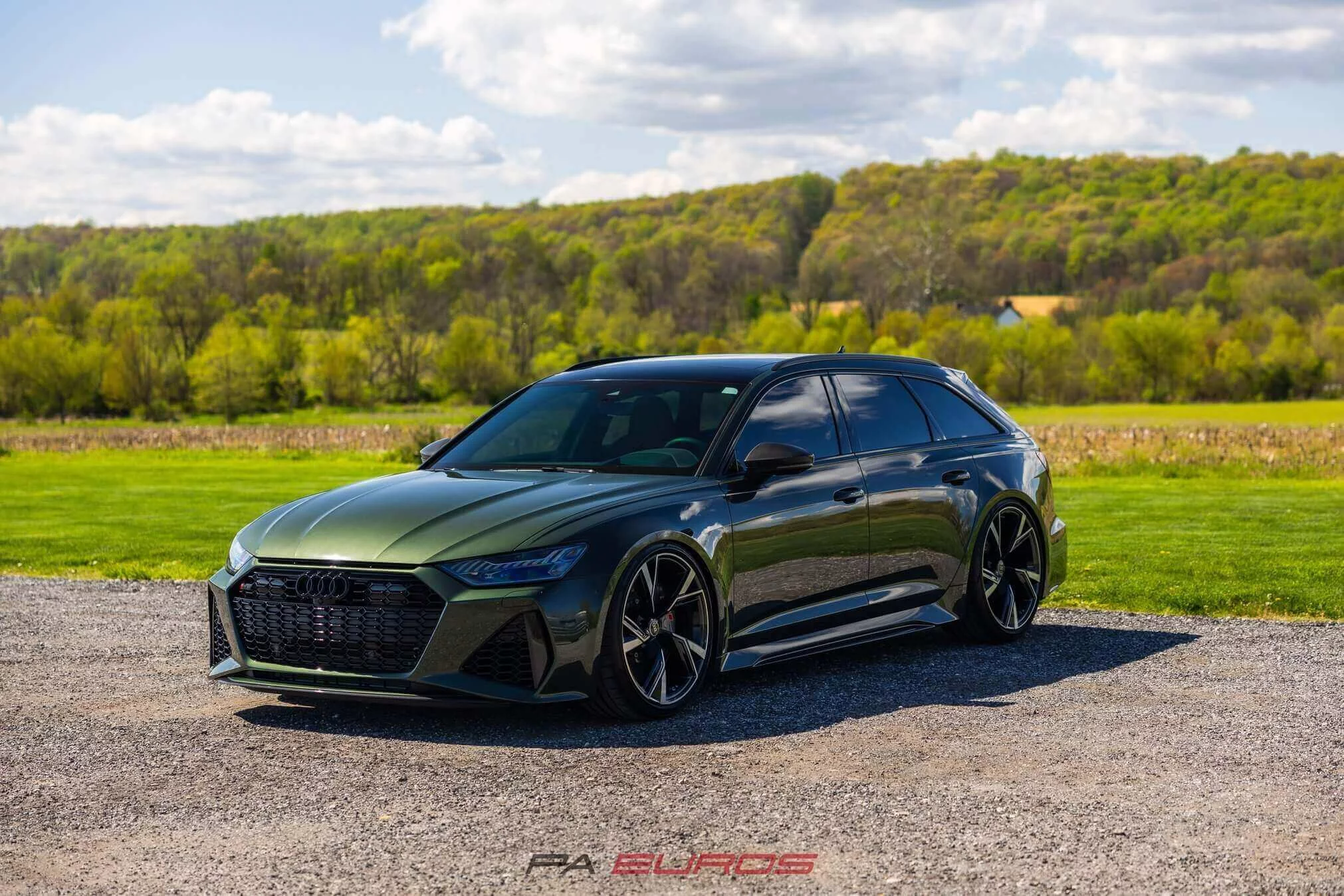 Oak Green Metallic Audi RS6 Avant