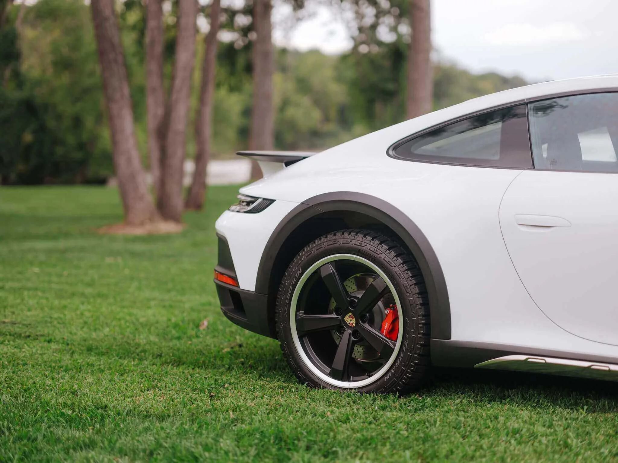 Pure White Porsche 911 Dakar