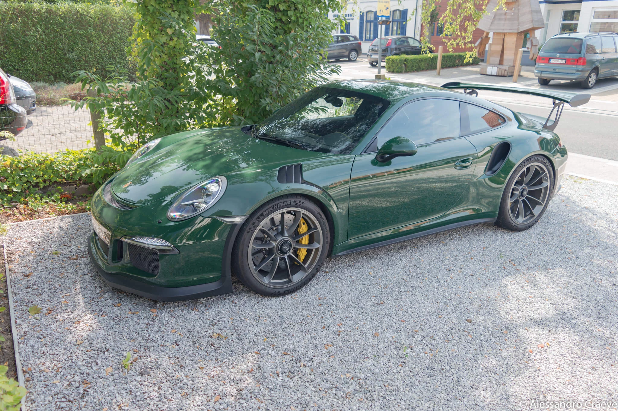 British Racing Green Porsche 911 GT3 RS