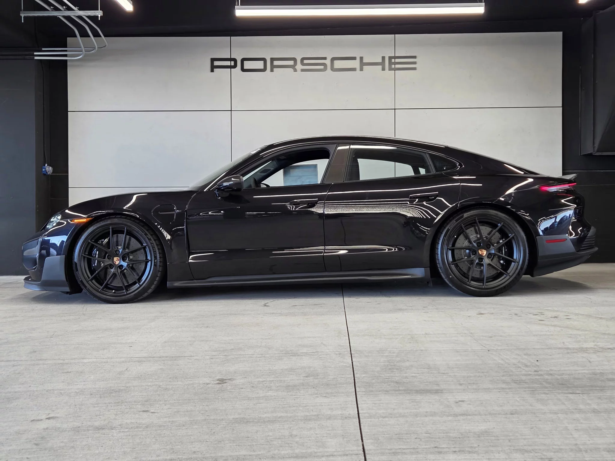 Basalt Black Porsche Taycan